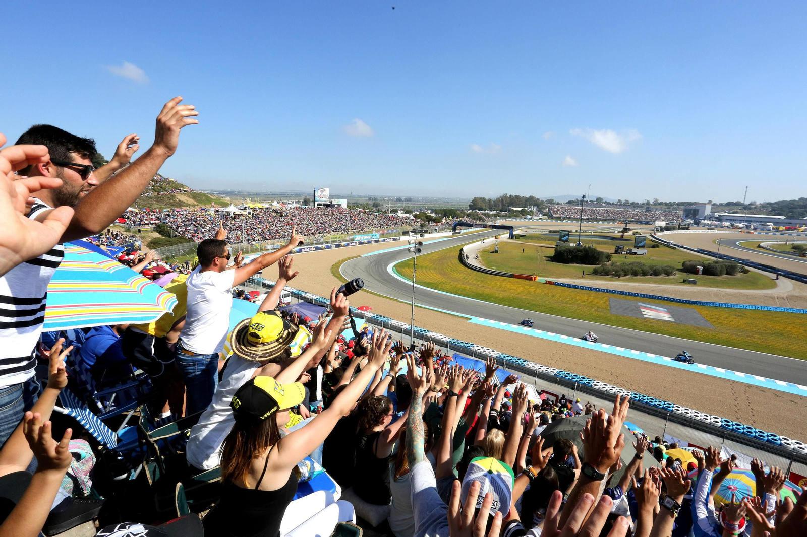 Aspecto del graderío durante el Gran Premio de Motociclismo de 2016.