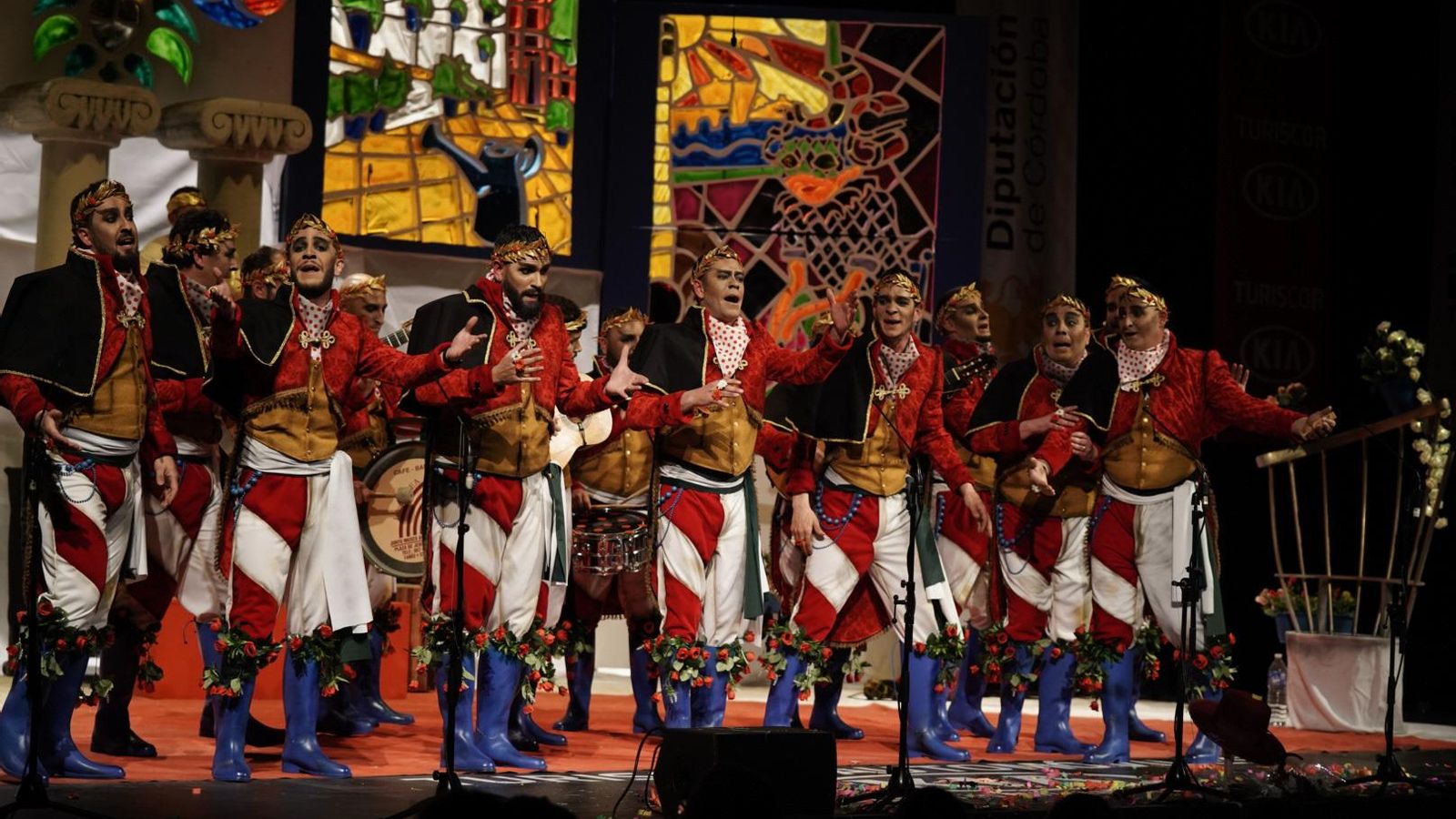 Comparsa 'El dios de la fiesta'.