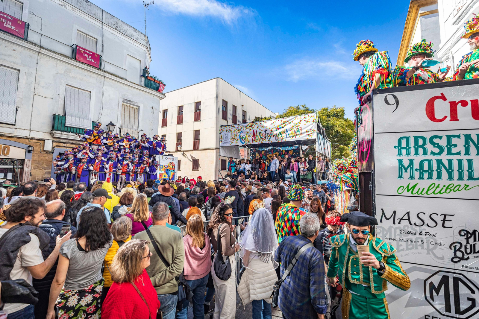 Todas las imágenes de los carruseles de coros de la Viña y el Mentidero del Carnaval de Cádiz 2024