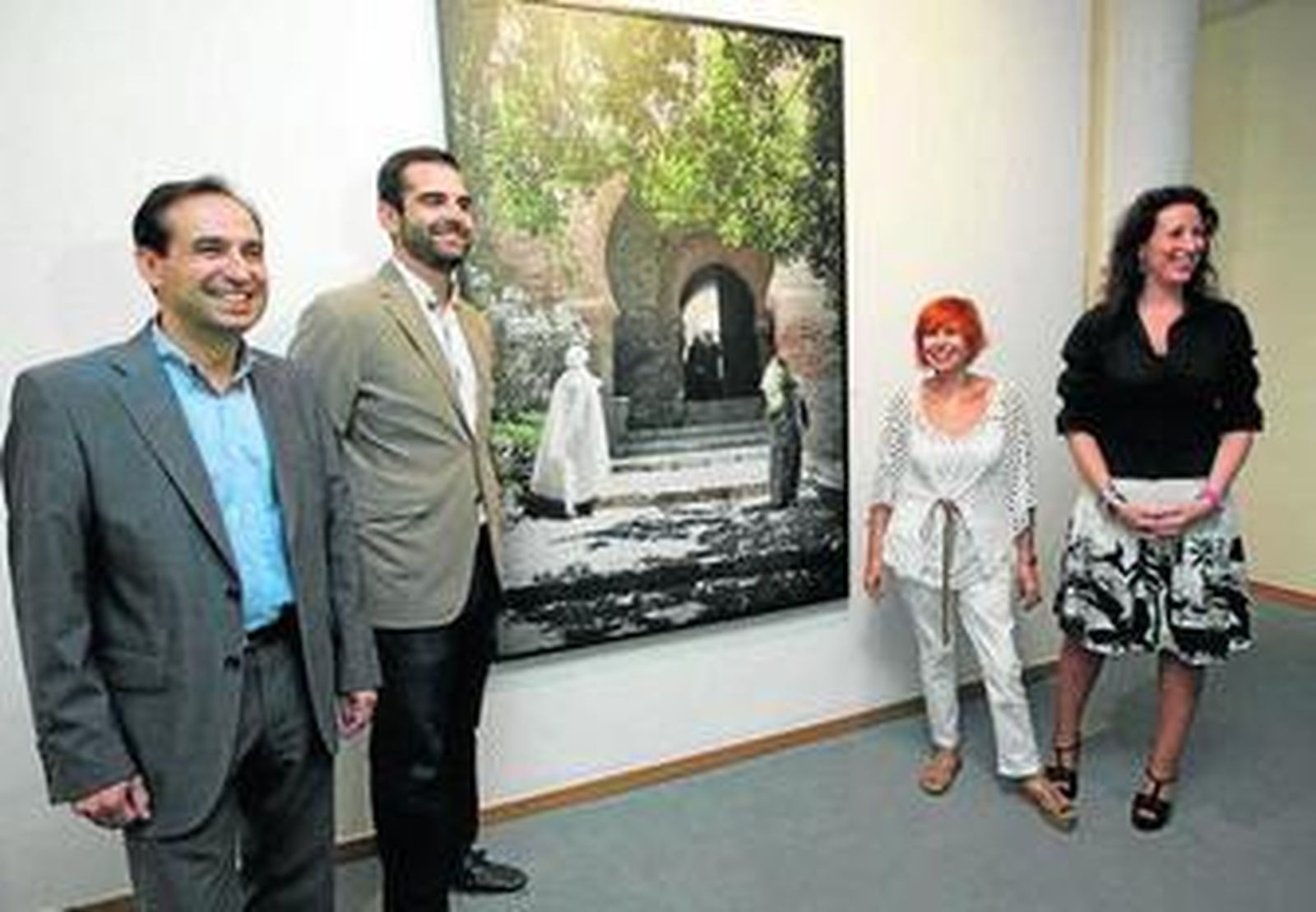 Ramón Fernández Pacheco con María Vázquez, Antonio José Lucas y Francisca Pleguezuelos.