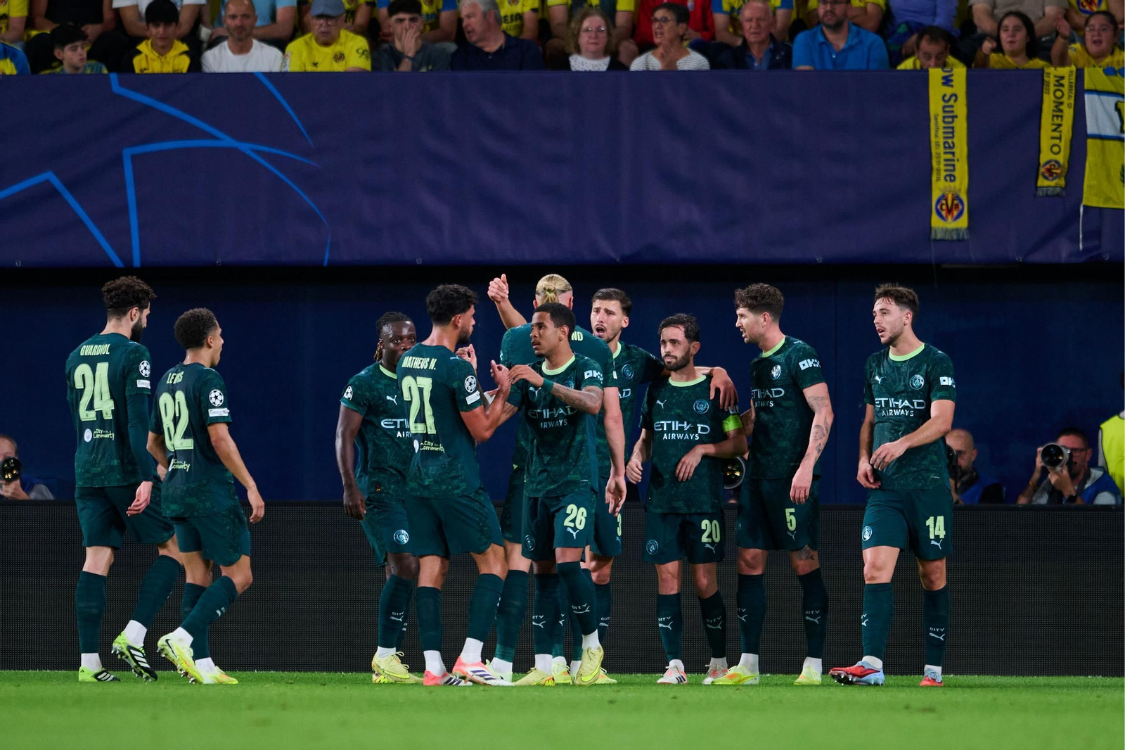 Las fotos del Villarreal-Manchester City