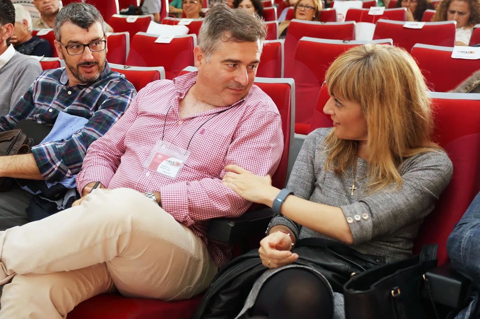 Francisco Andreu en el congreso donde fue reelegido secretario general en 2016