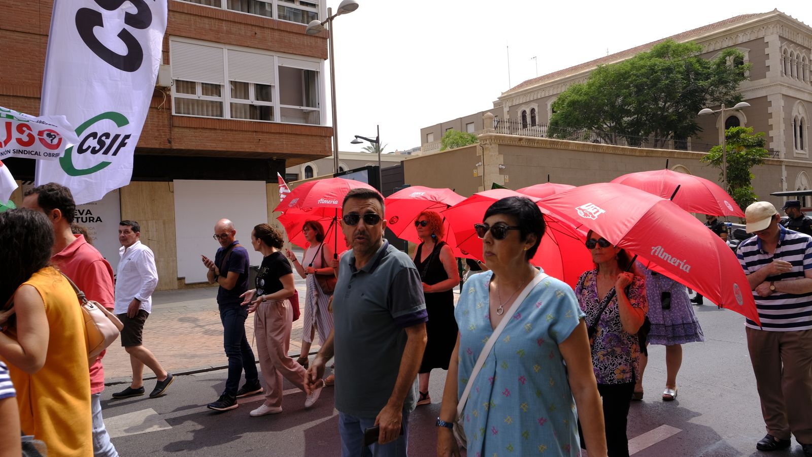 Los funcionarios de Justicia se han manifestado.