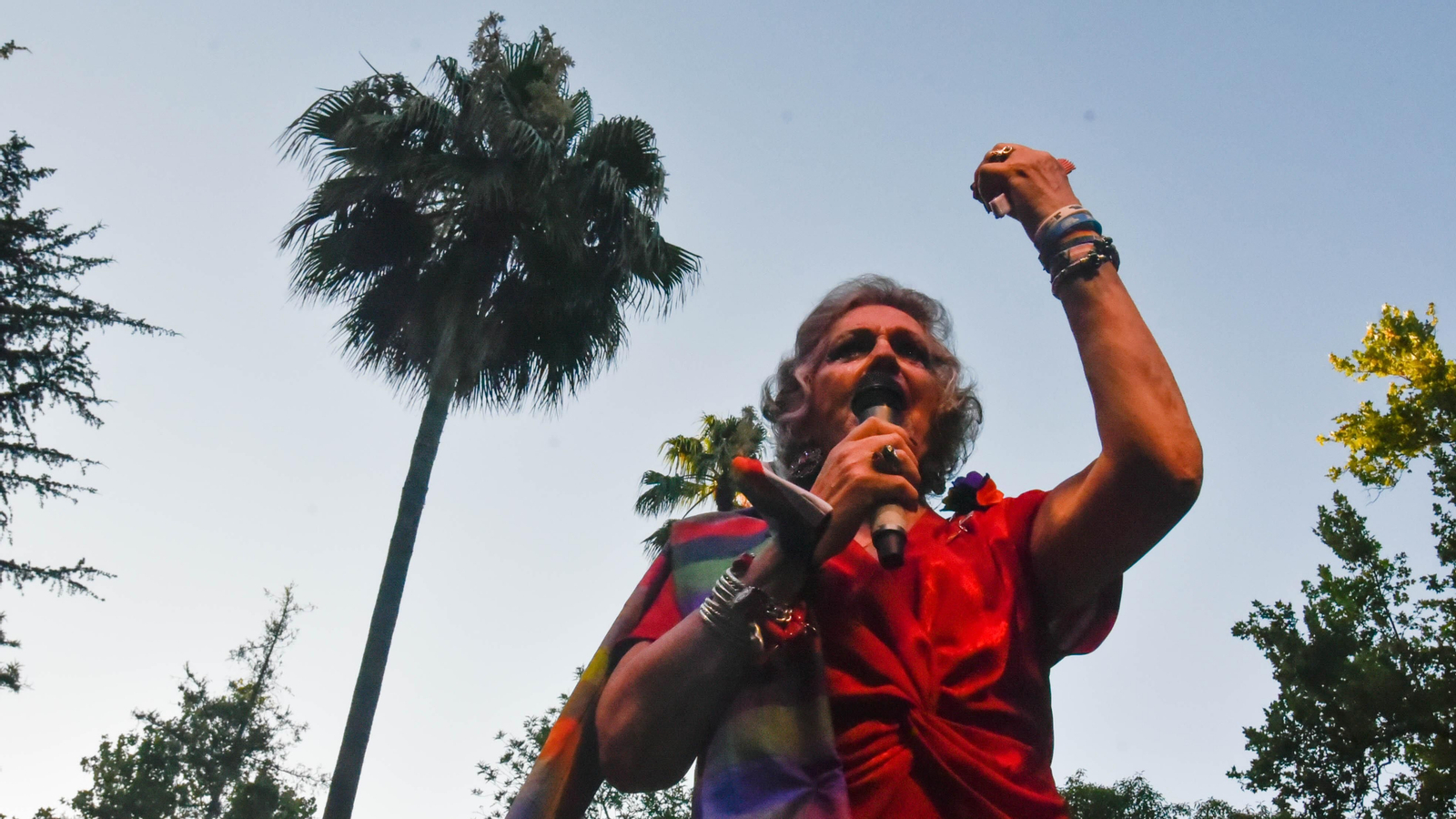 Fotos de la celebración del Orgullo LGTBI en Algeciras con Manolita Chen