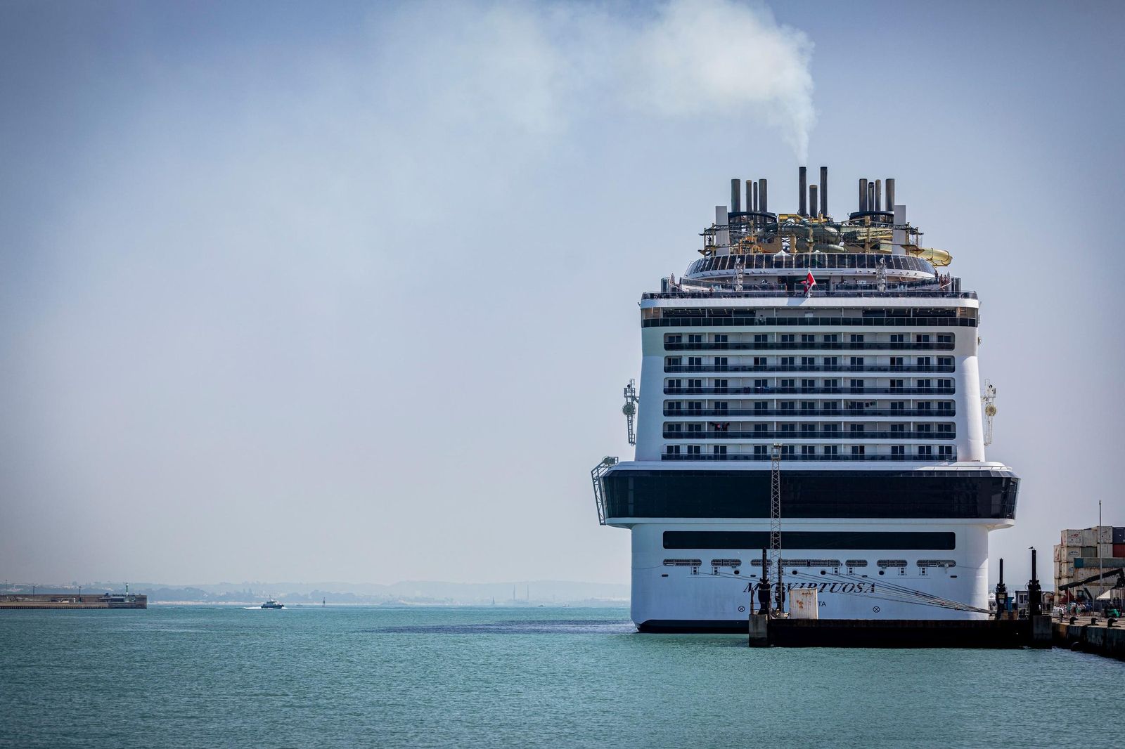 Cruceros y cruceristas, este miércoles, en Cádiz