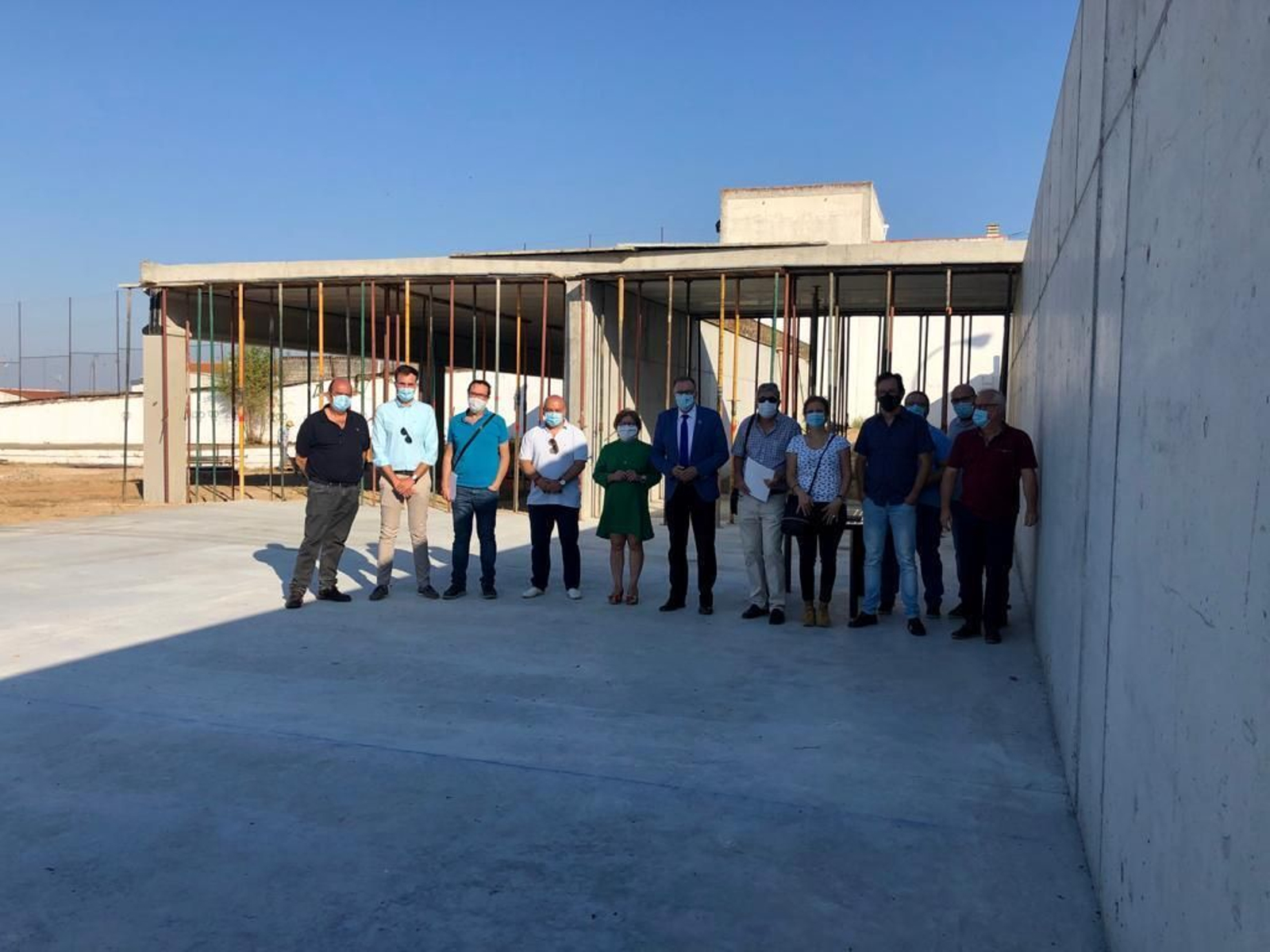 Visita institucional a las obras.