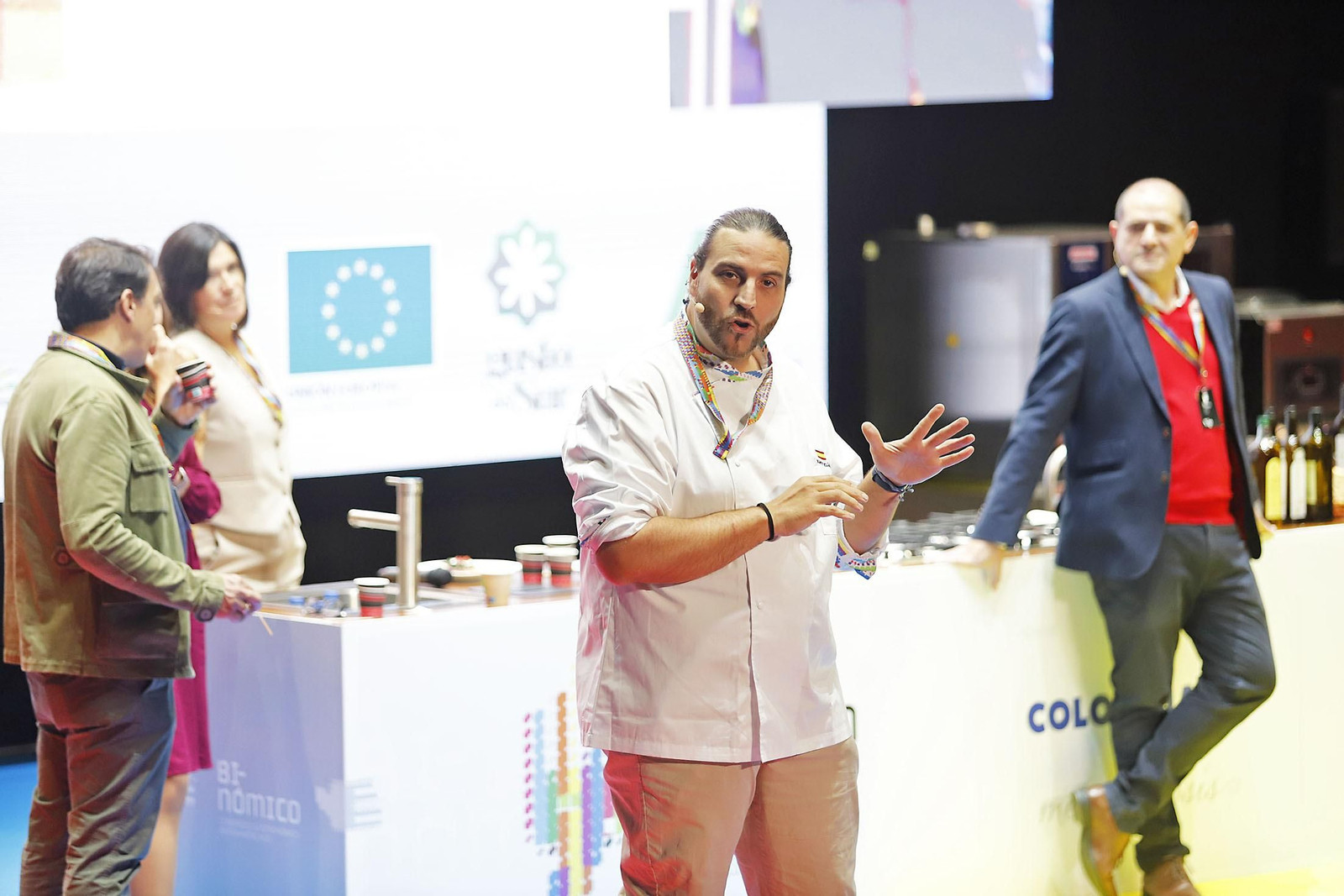 Binómico: Imágenes de la jornada de la jornada de martes en el congreso gastronómico Iberoamericano