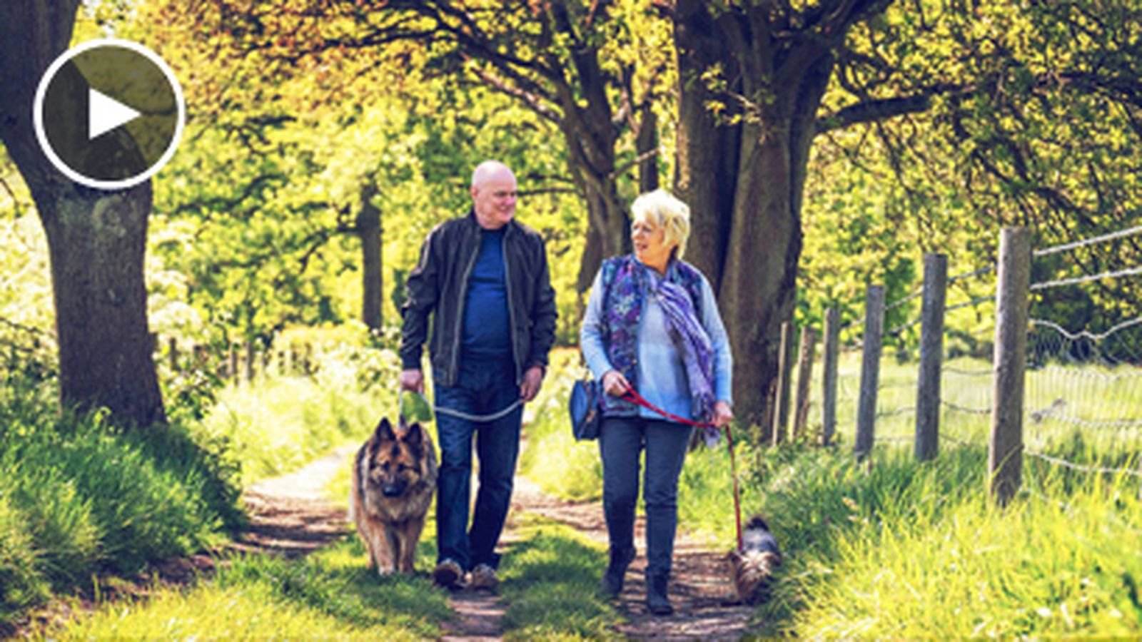 Los protagonistas de '23 paseos'.