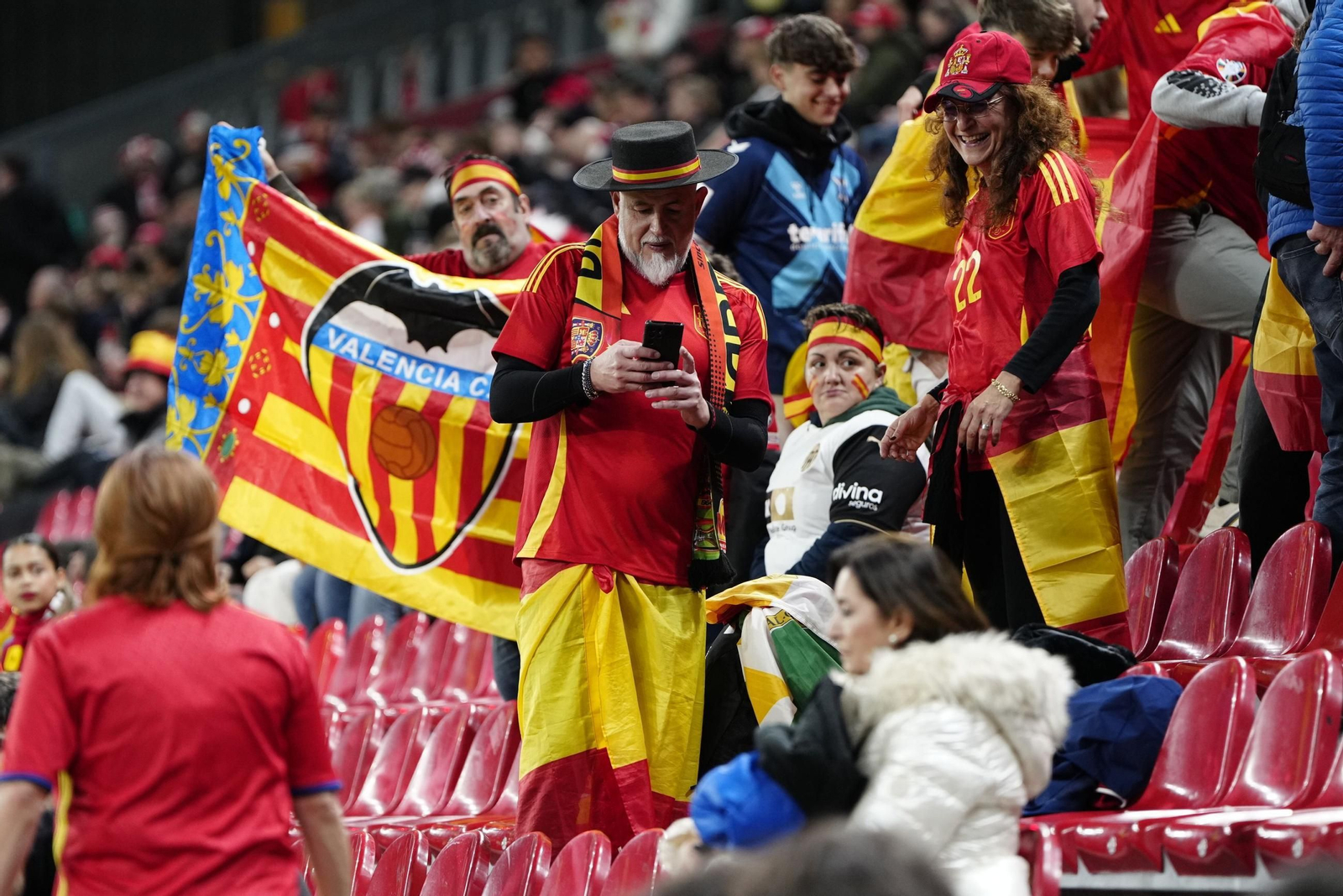 Las fotos del Dinamarca - España