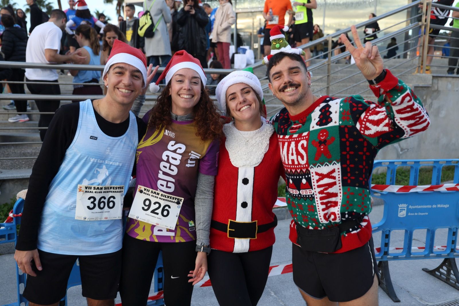 Las fotos de la San Silvestre del Real Club Mediterráneo en Málaga