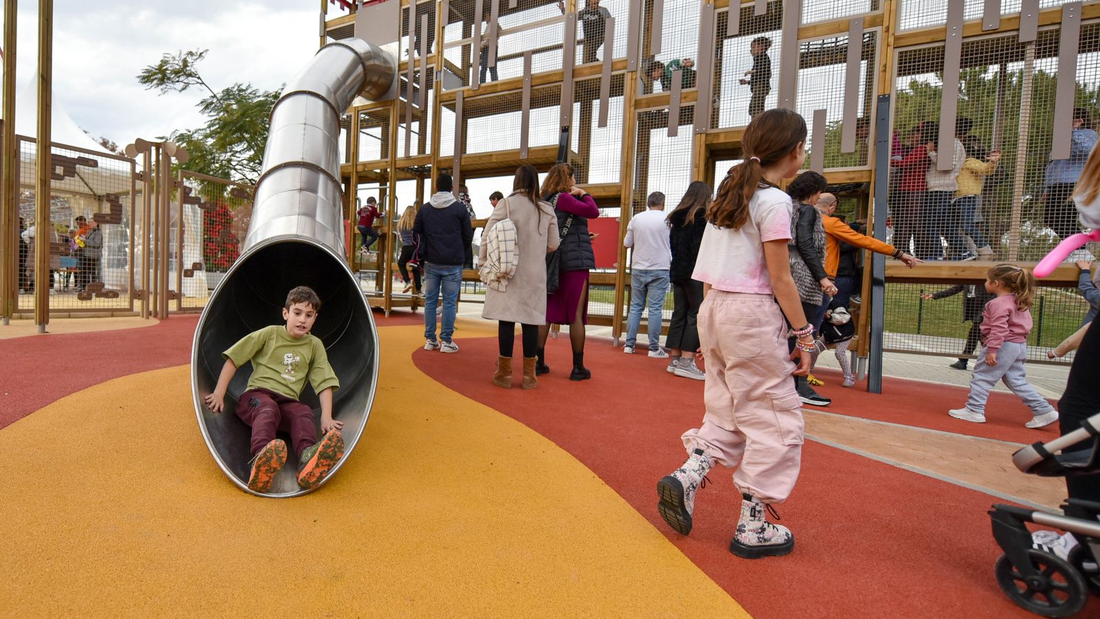 La inauguración del parque Barbésula en Guadiaro, en imágenes