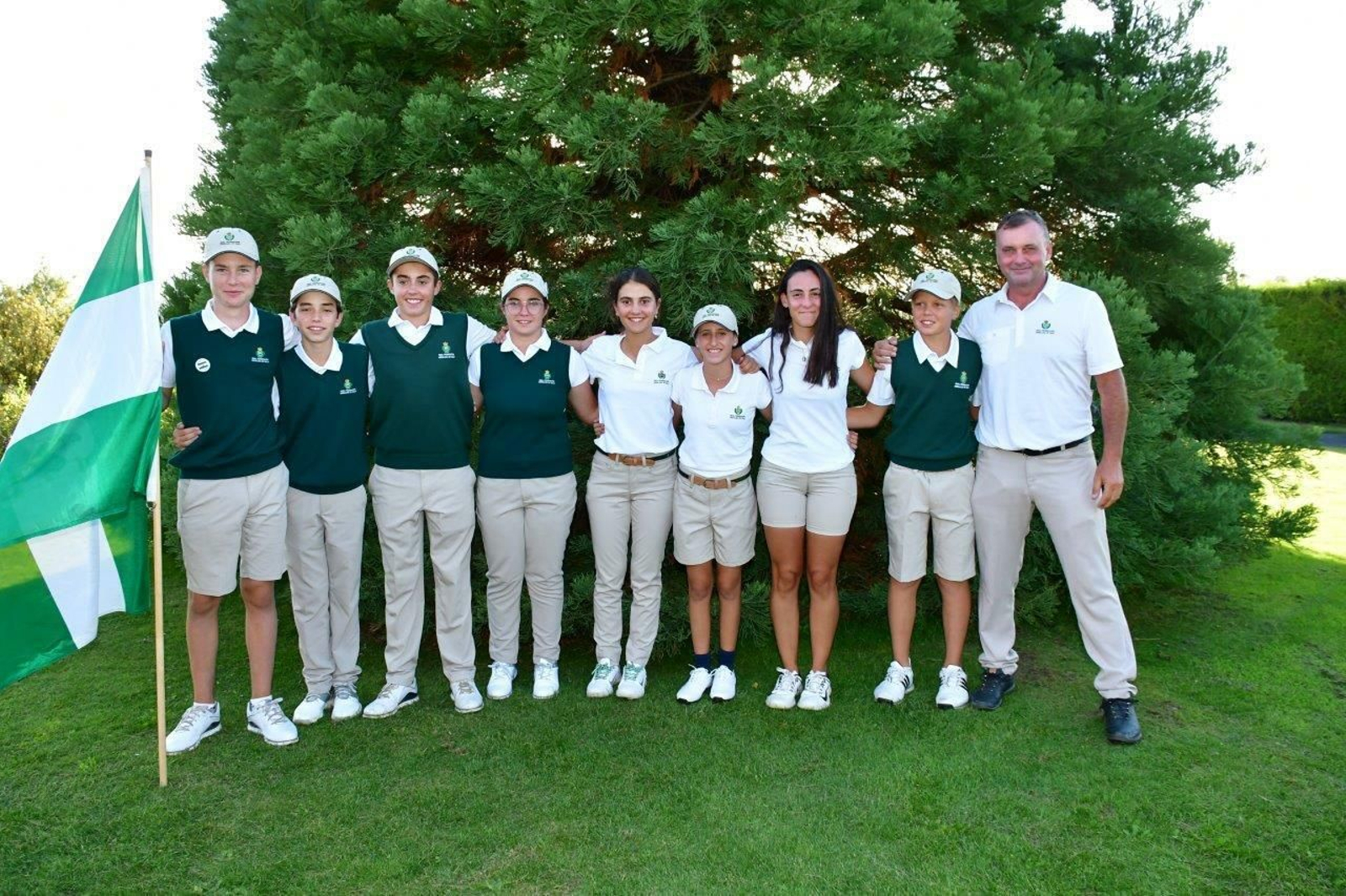 El conjunto de Andalucía posa al completo.