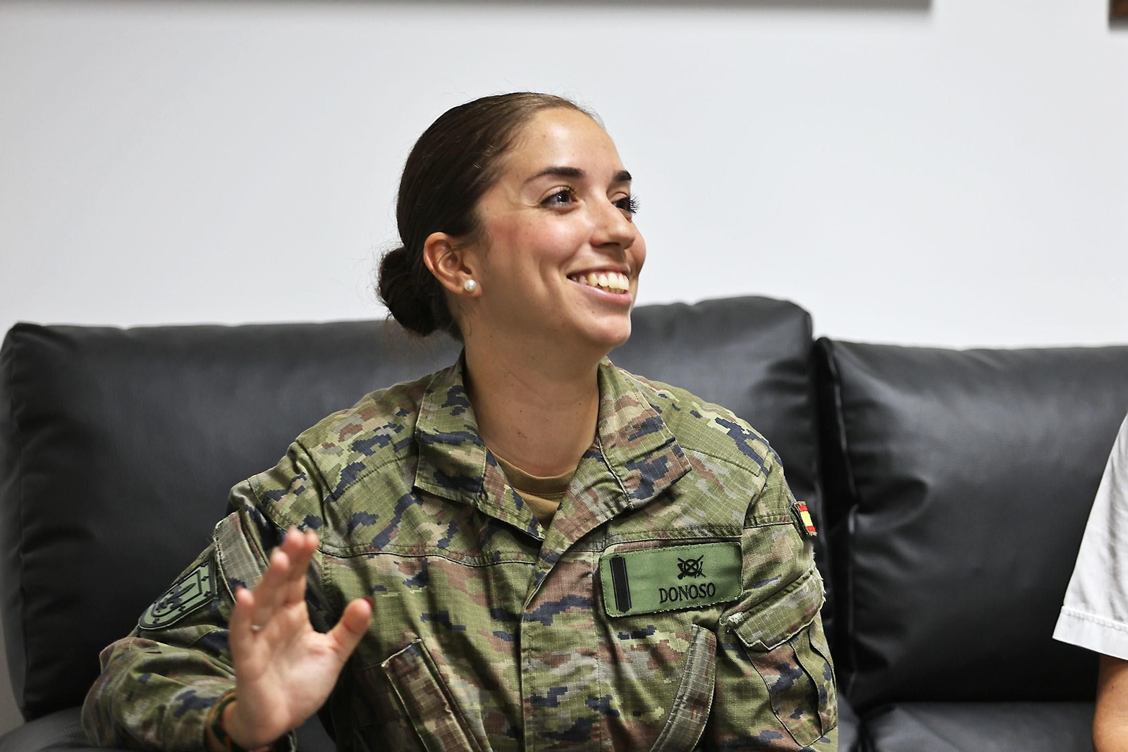 Silvia Hernández Donoso, soldado destinada en la base militar de El Picacho. Silvia Hernández Donoso, soldado destinada en la base militar de El Picacho.