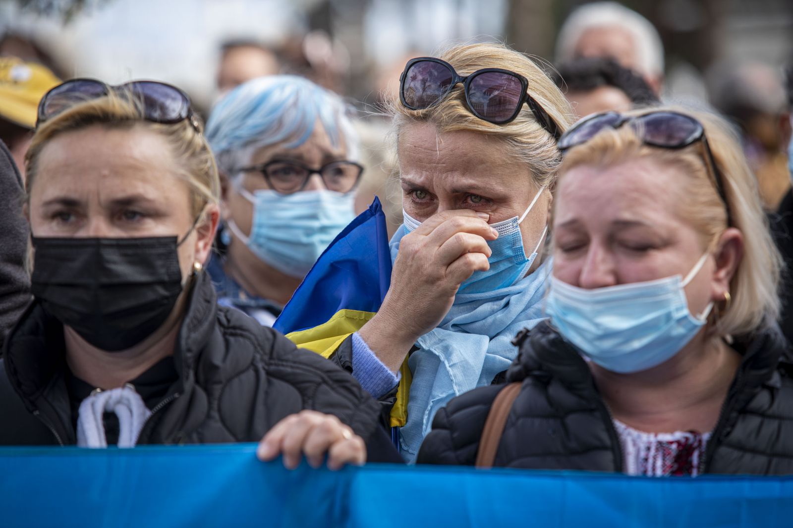 Concentración en Cádiz contra la guerra y la invasión de Ucrania
