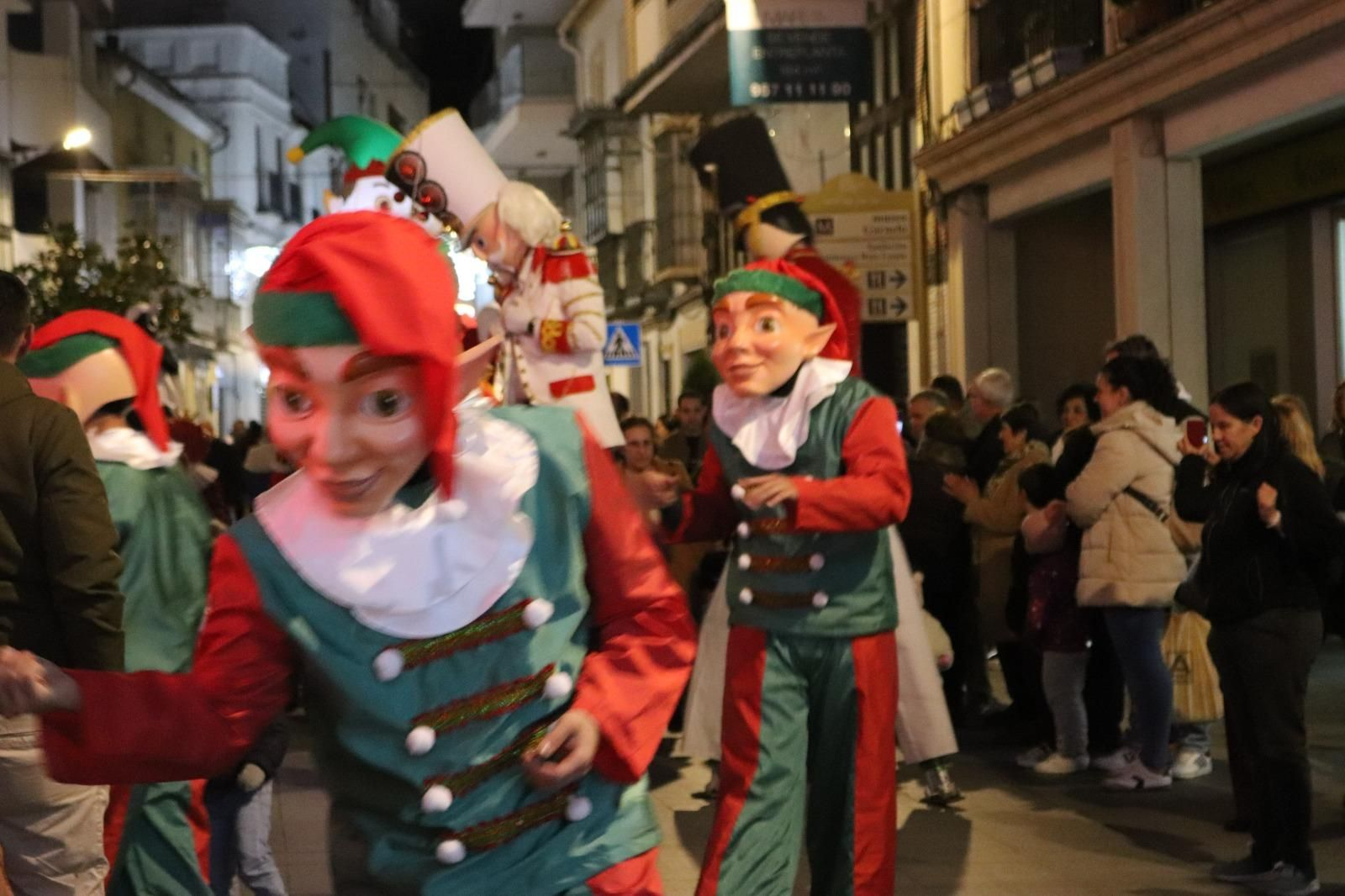 Inauguración del alumbrado especial de Navidad en Montilla
