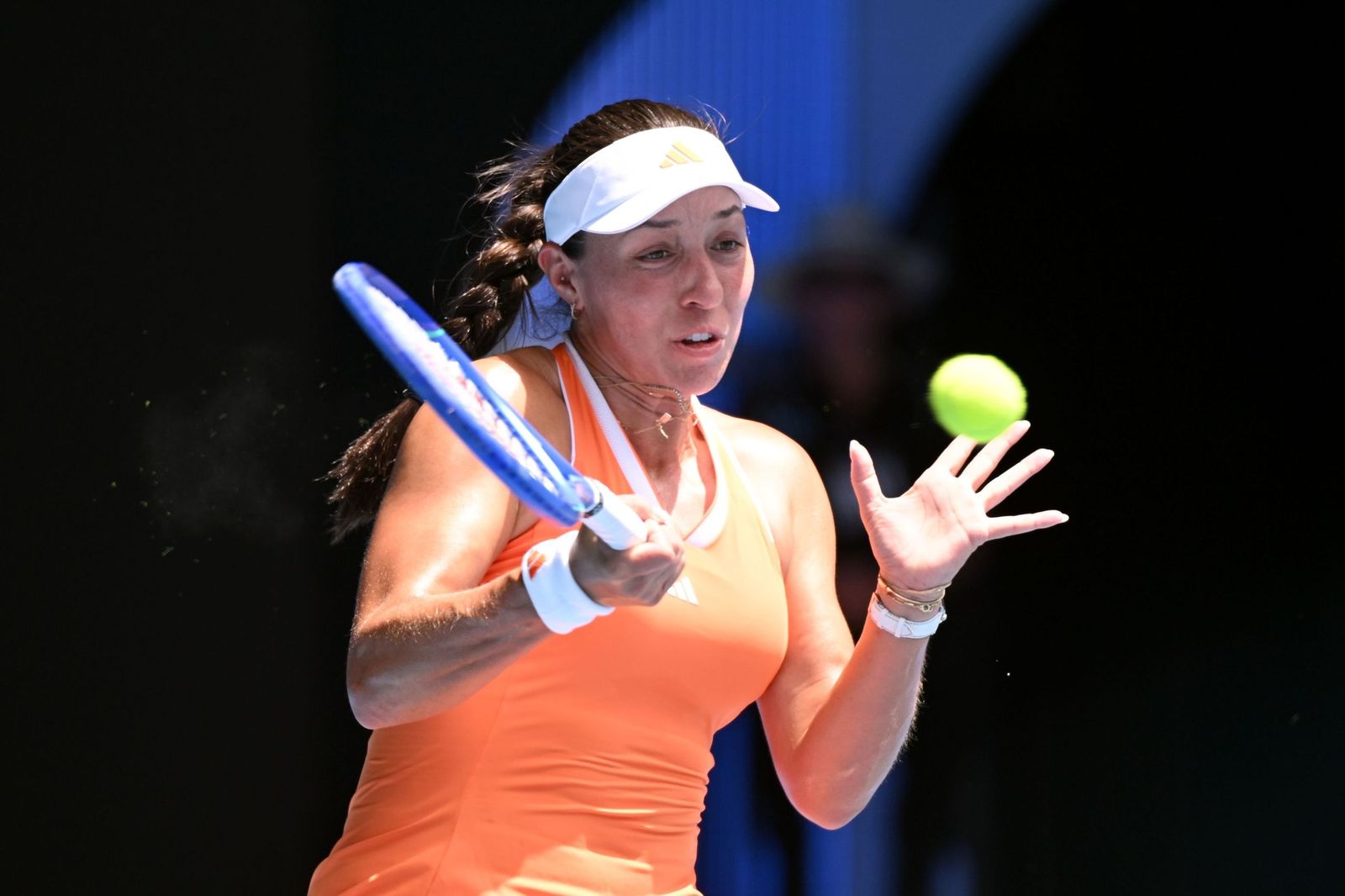 Las fotos de la retirada de Musetti ante Djokovic y del resto de cuartos de final