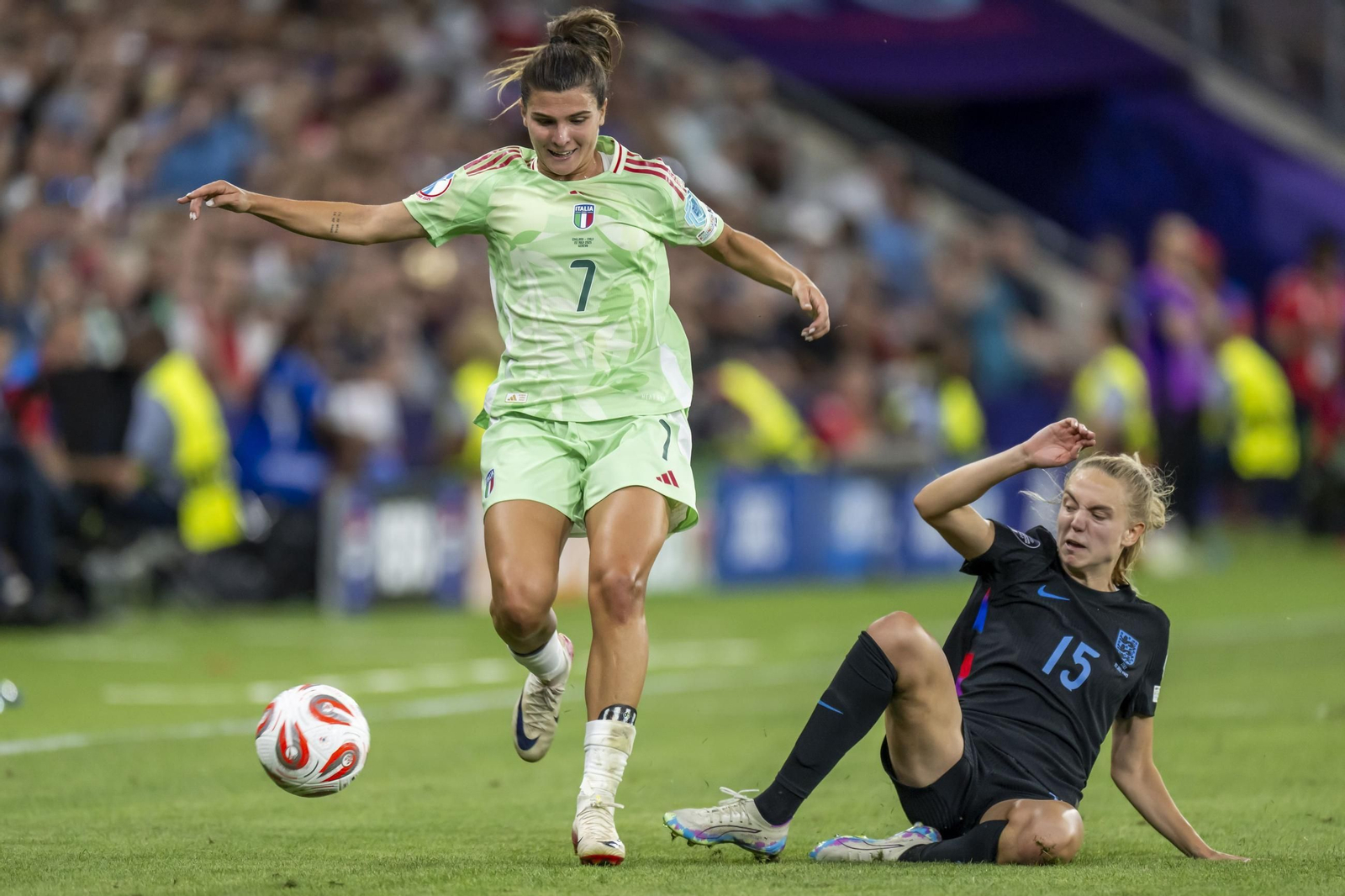 Las imágenes del Inglaterra-Italia