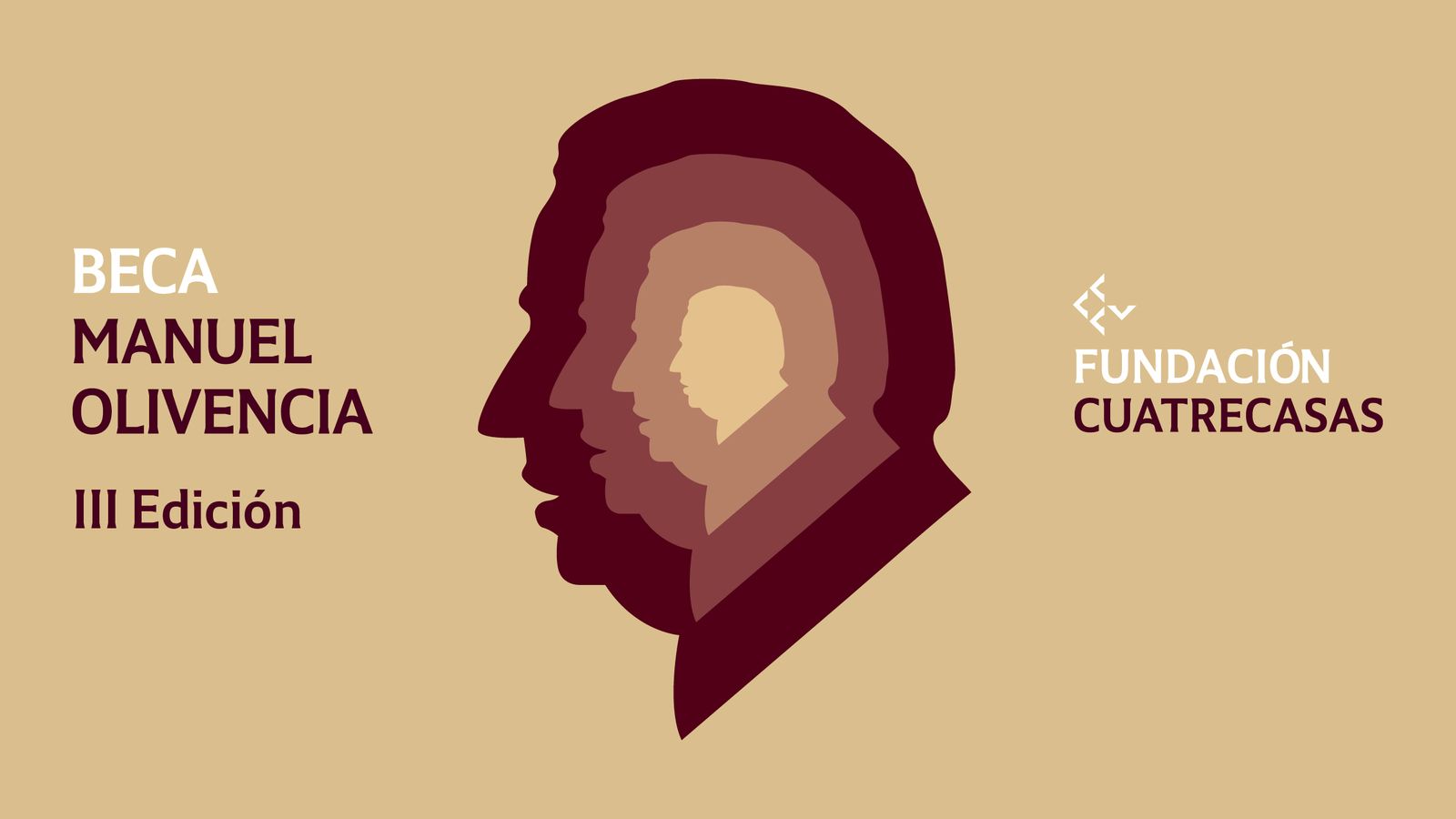 Imagen de la convocatoria de la III edición de la Beca Manuel Olivencia