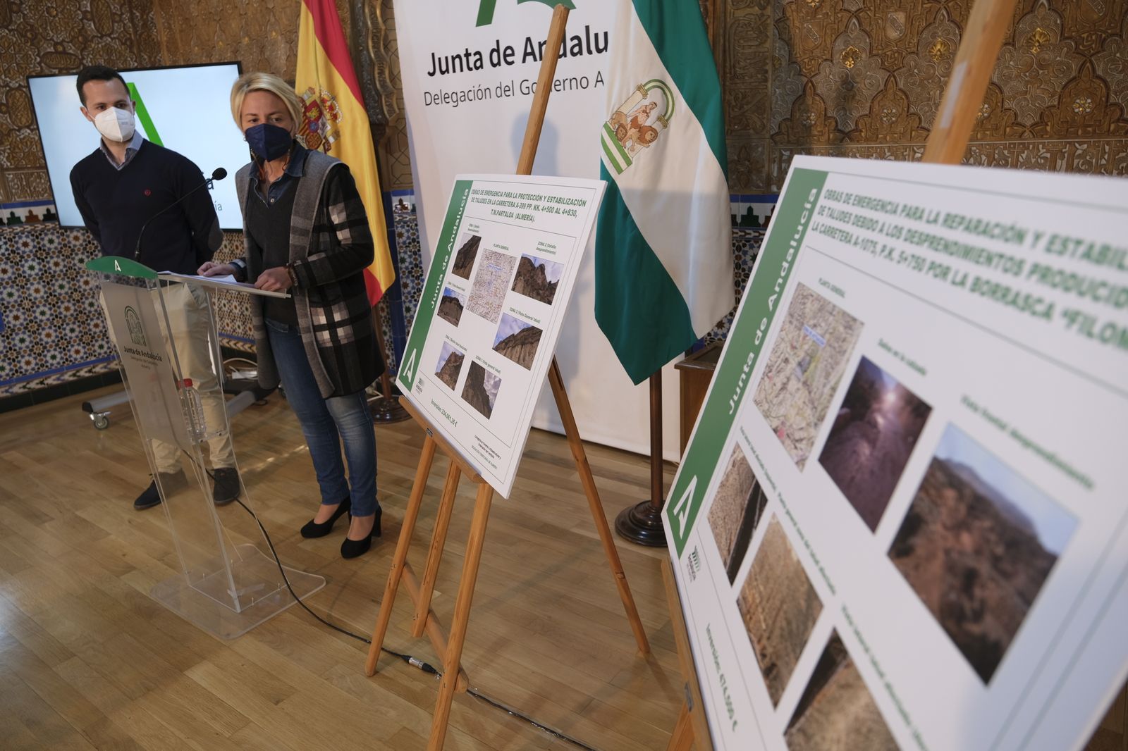 Eloísa Cabrera, delegada de Fomento, ha presentado esta mañana los dos proyectos.