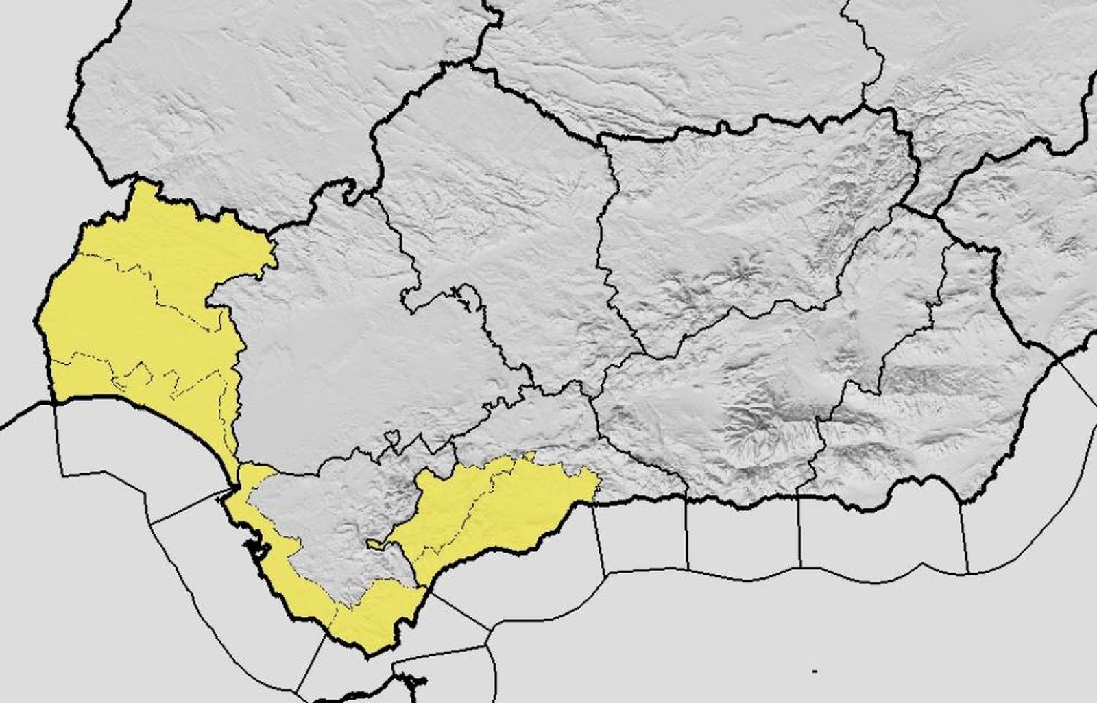 Se activa el aviso amarillo por lluvia en todo el litoral gaditano