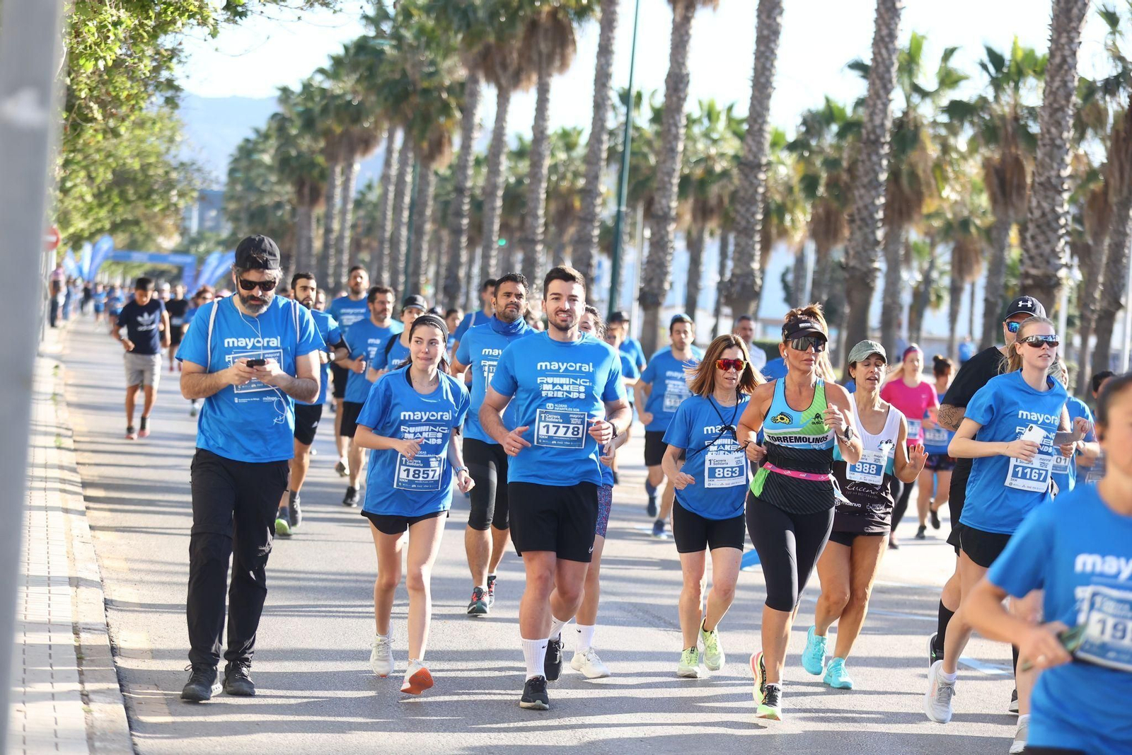 Las mejores fotos de la I Carrera Solidaria Mayoral de Málaga