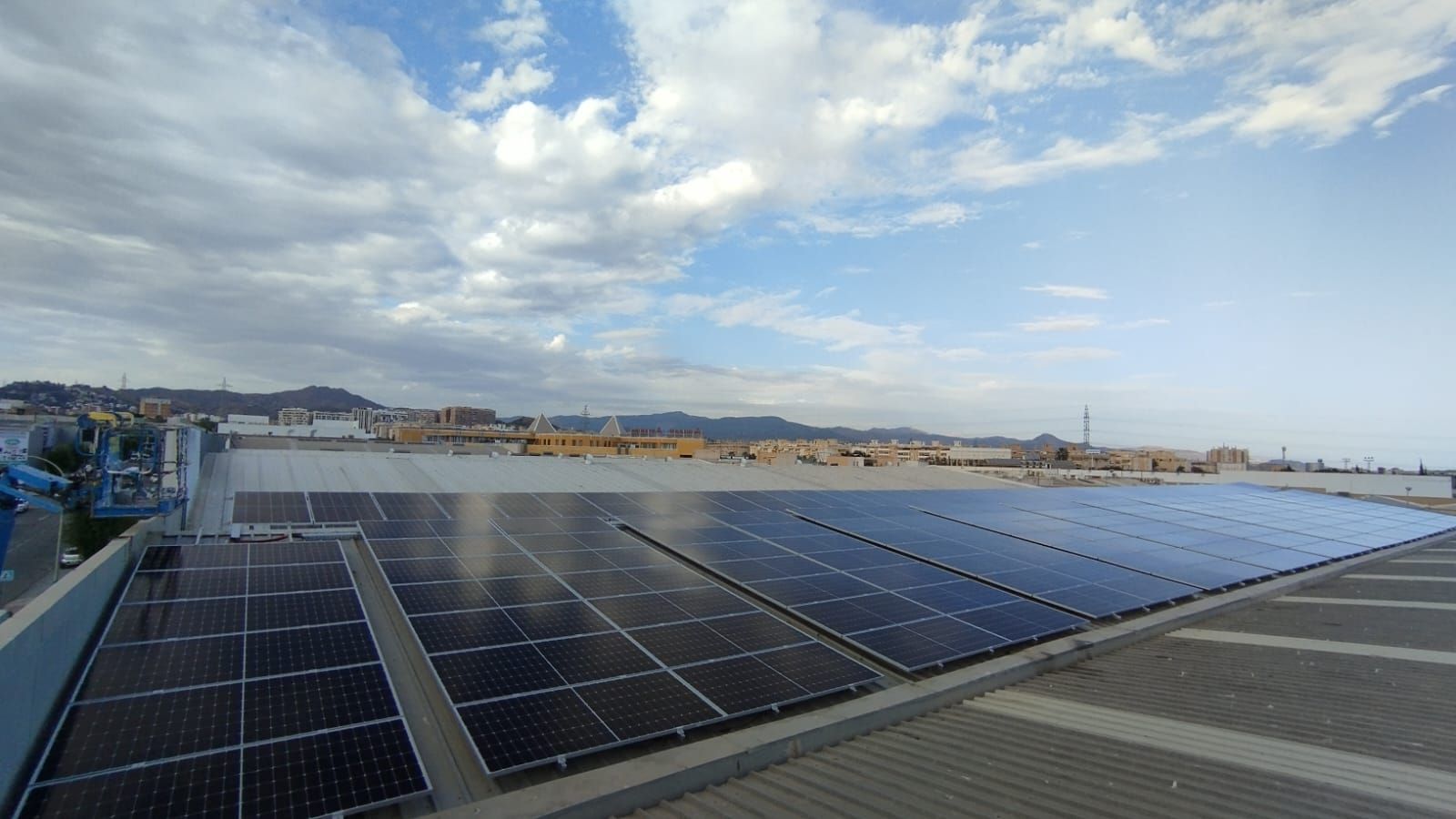 Paneles fotovoltaícos de una de las instalaciones renovables de Iberdrola.
