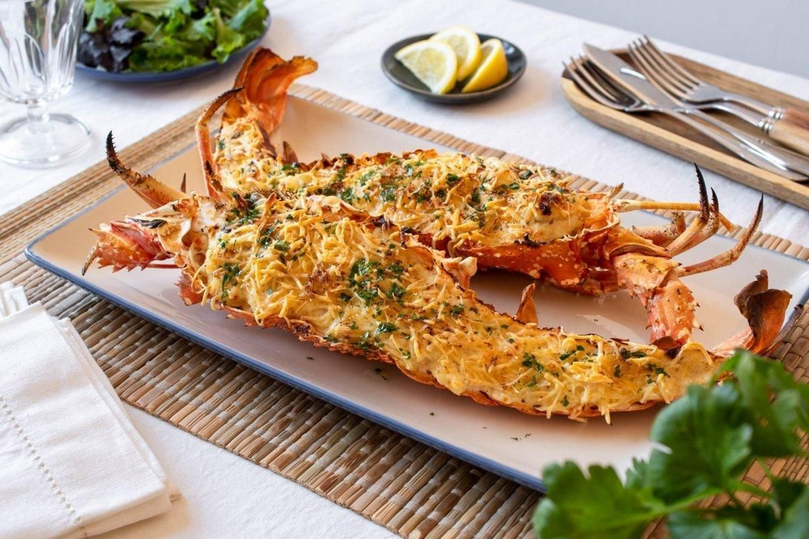 Prepara langosta Thermidor en casa