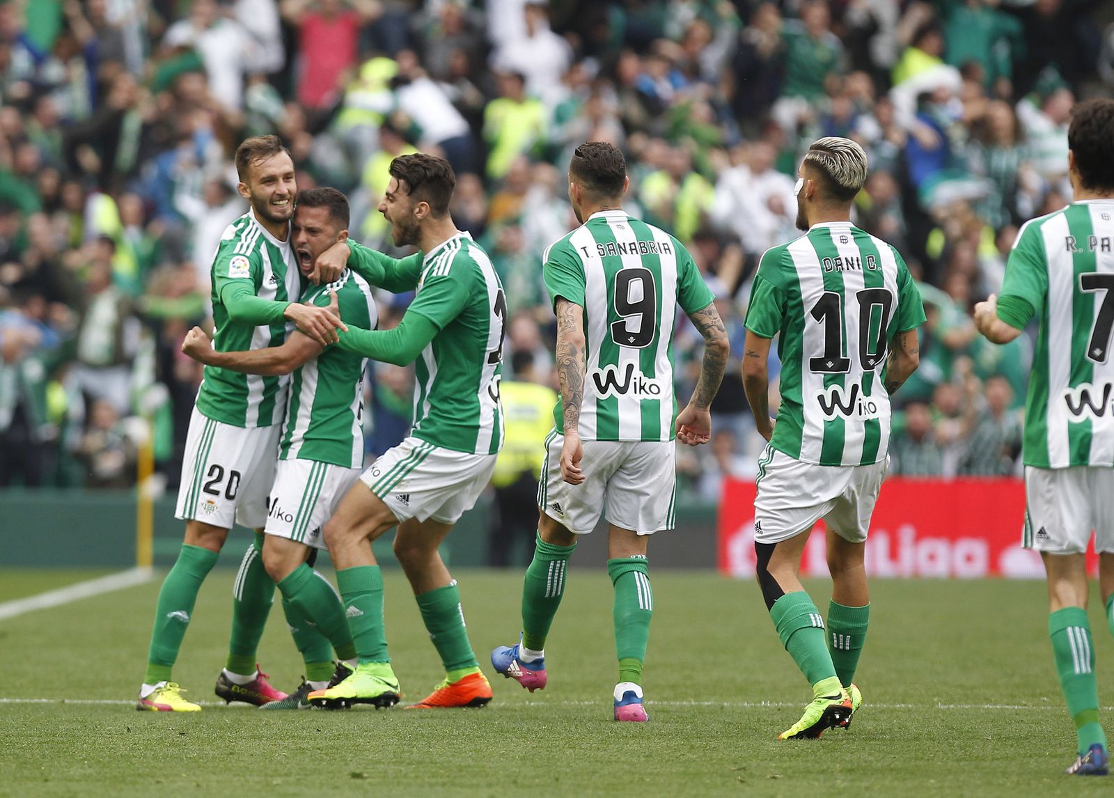 El Betis-Sevilla, en imágenes