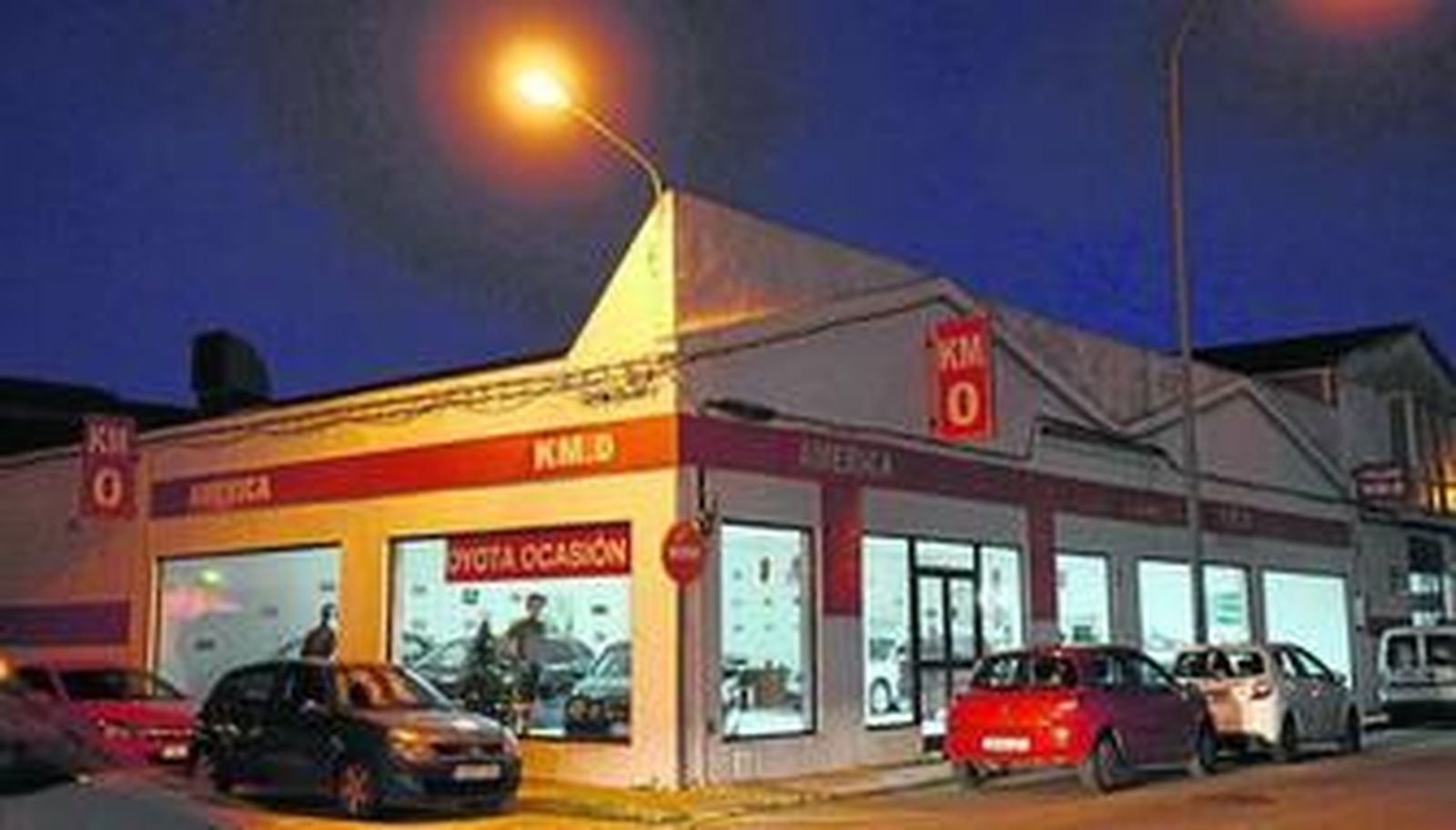 El concesionario denunciado, en la Zona Franca.