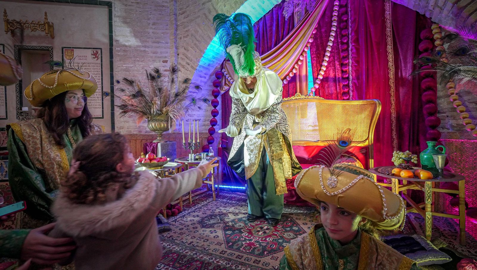 Imágenes del Cartero Real en el Alcázar de Jerez