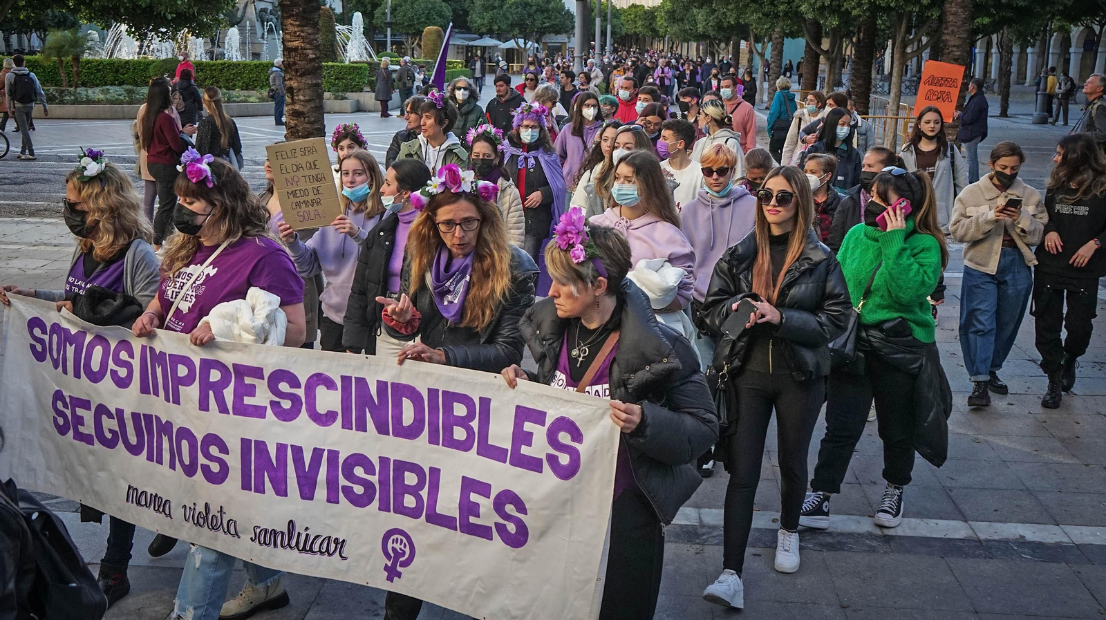 Así se vivió el 8M en Jerez