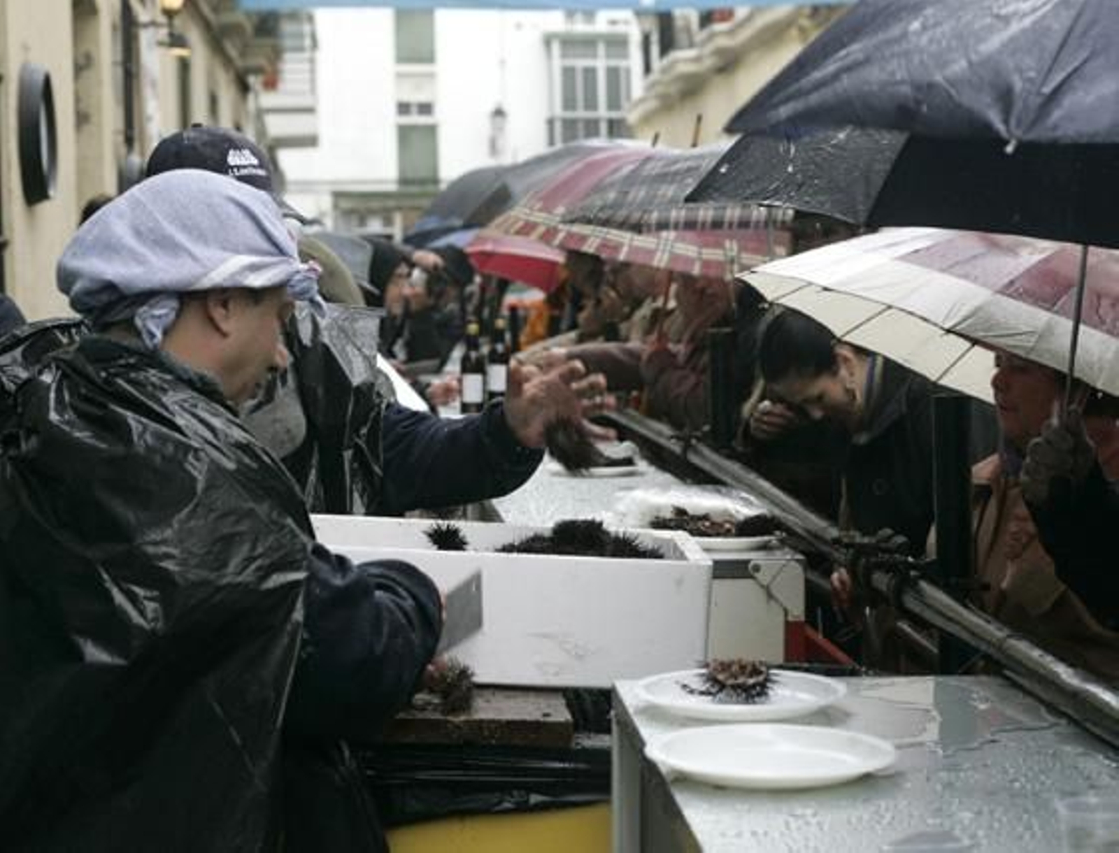 Las precipitaciones provocaron una baja afluencia de personas a la cita precarnavalera y la suspension de las actuaciones previstas. 

Foto: Jesus Marin