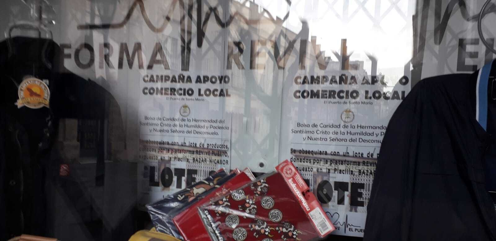 Una imagen del Bazar Nicanor, en La Placilla, donde se exponen algunos de los premios de la rifa.