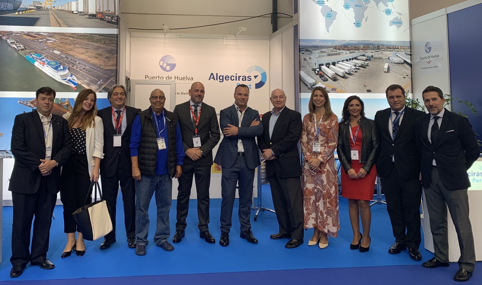 La delegación del Puerto de Algeciras en Conxemar 2019.