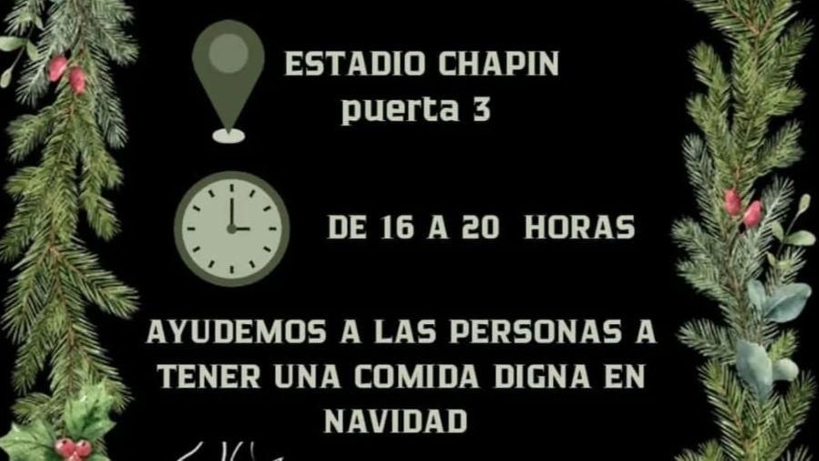 Una imagen del cartel anunciador.