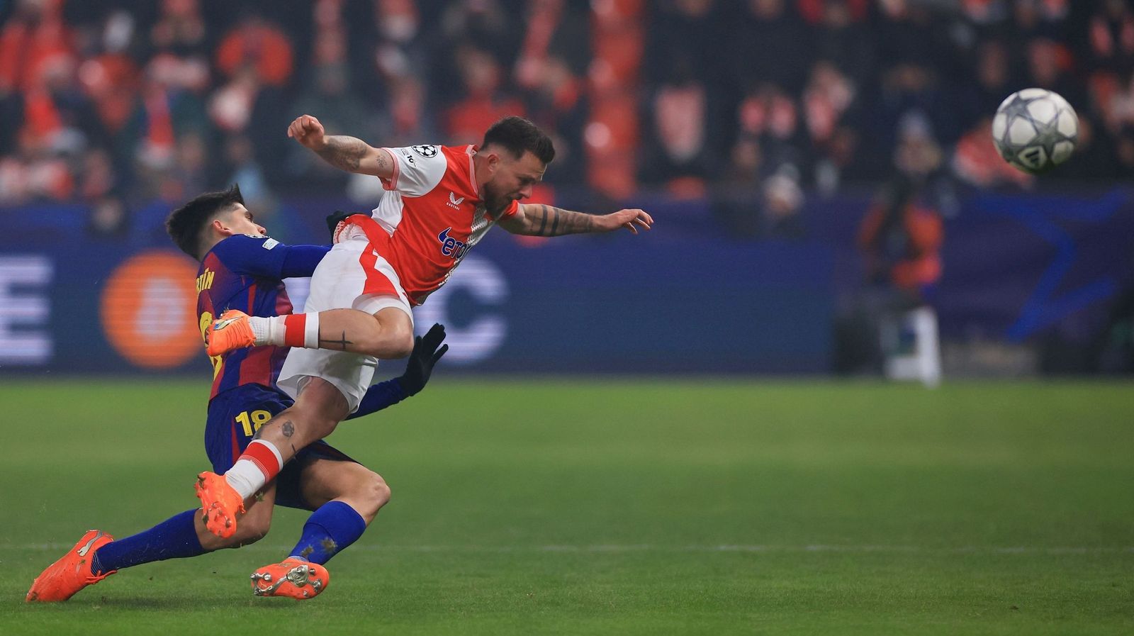 Las fotos del Slavia Praga-Barcelona