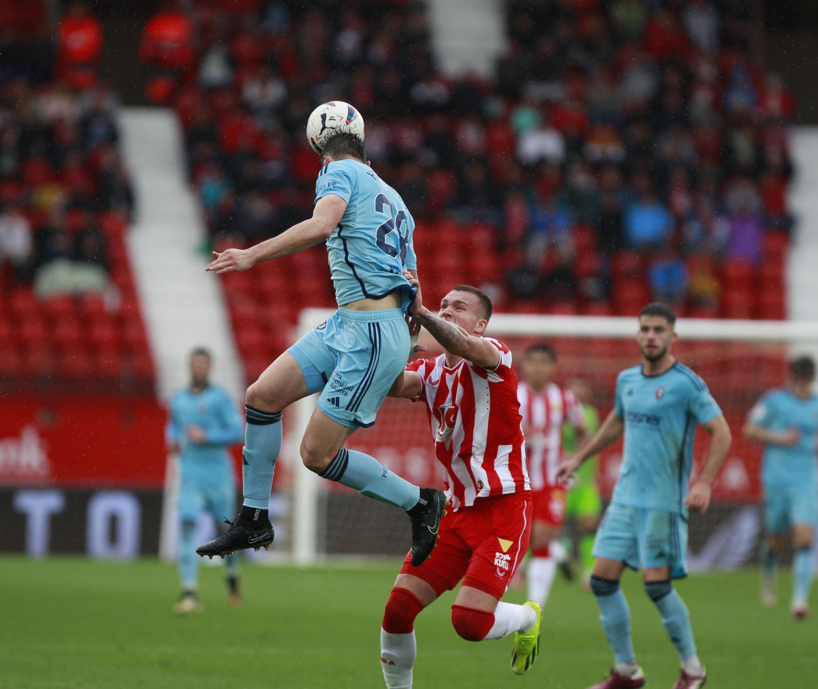 Las mejores imágenes del partido de fútbol U.D. Almería-C.A. Osasuna