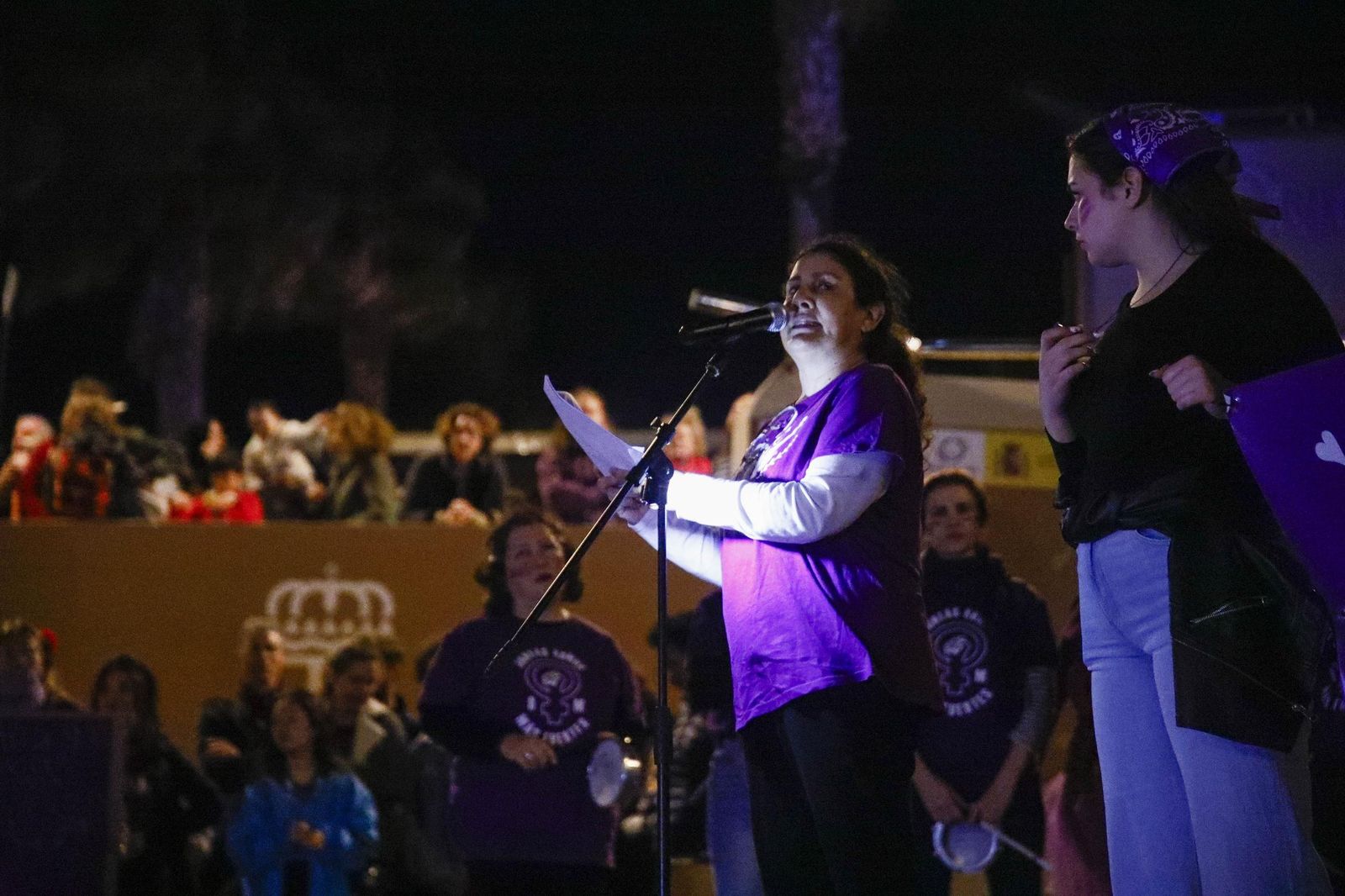 Las imágenes de la manifestación realizada por Asamblea Feminista 8M en Almería