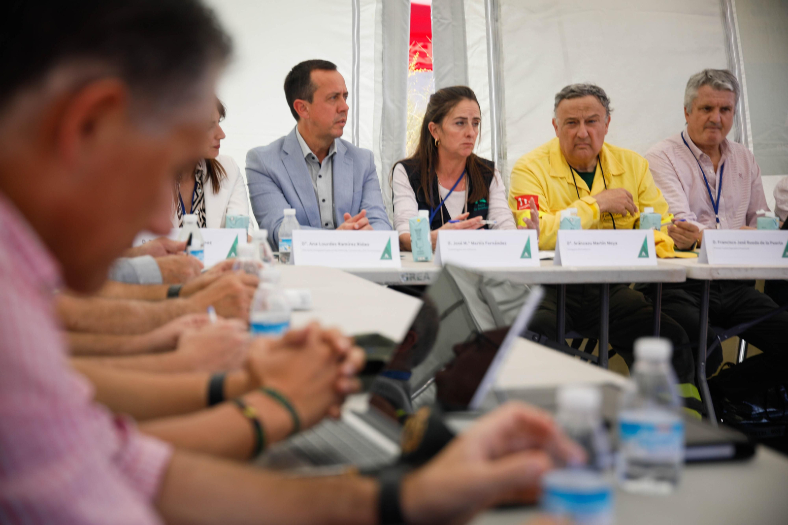 Así se ha vivido el simulacro de incendio forestal en Turre