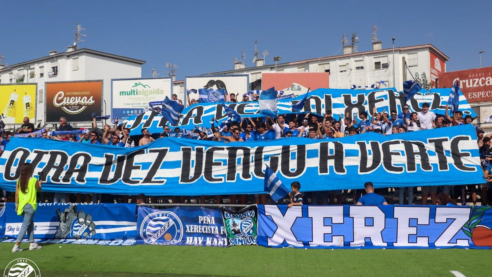 La afición xerecista llenó El Palmar. La afición xerecista llenó El Palmar.