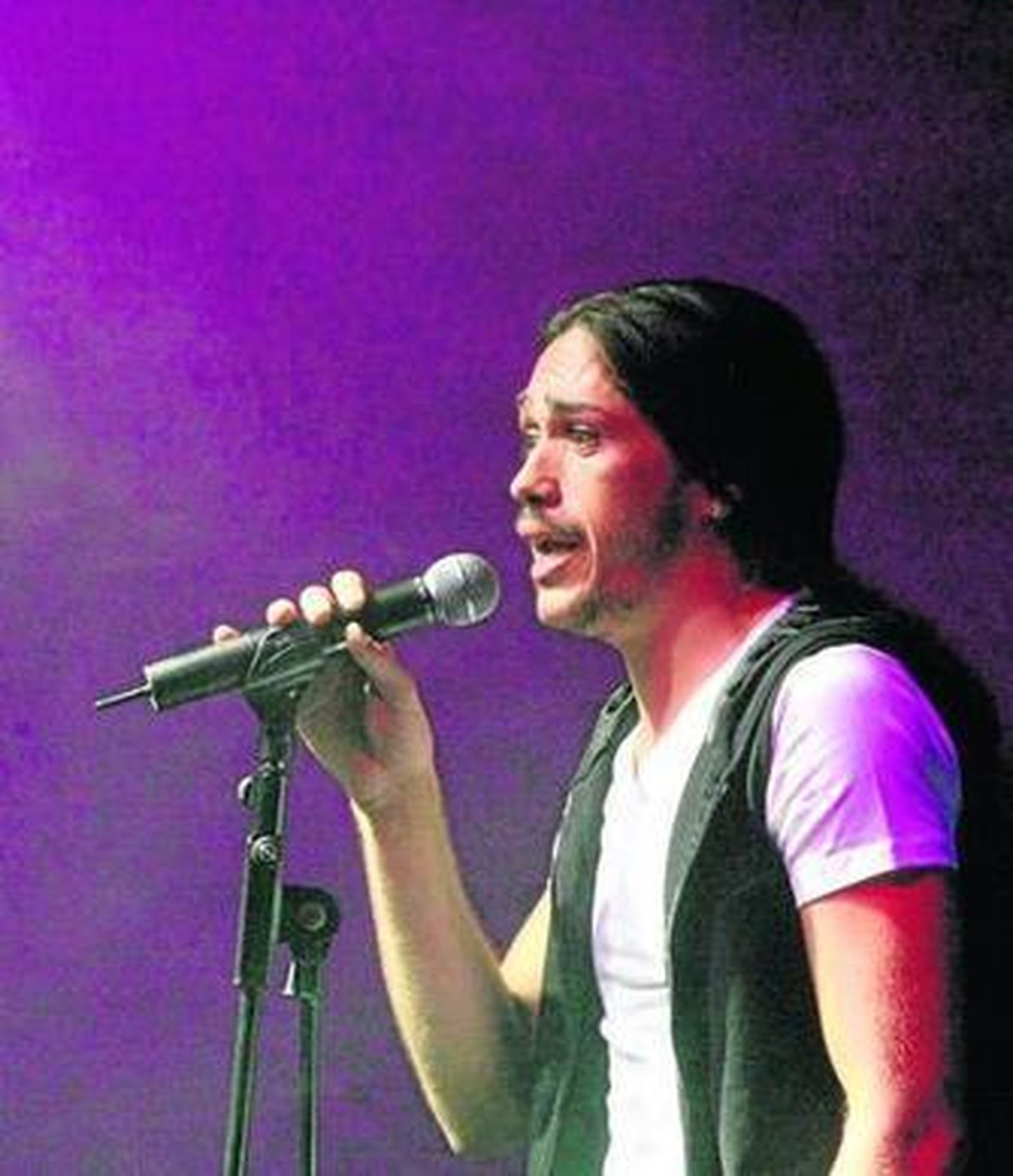 Imagen del primer concierto que Canelita ofreció en Algeciras.