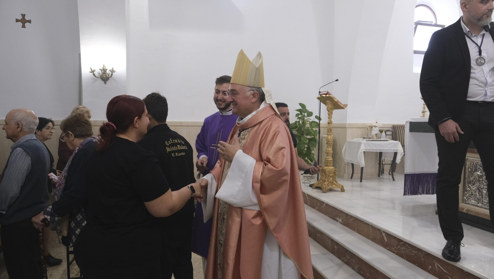 Imágenes de la bendición de la Borriquita de El Alquián, por el Obispo de Almería