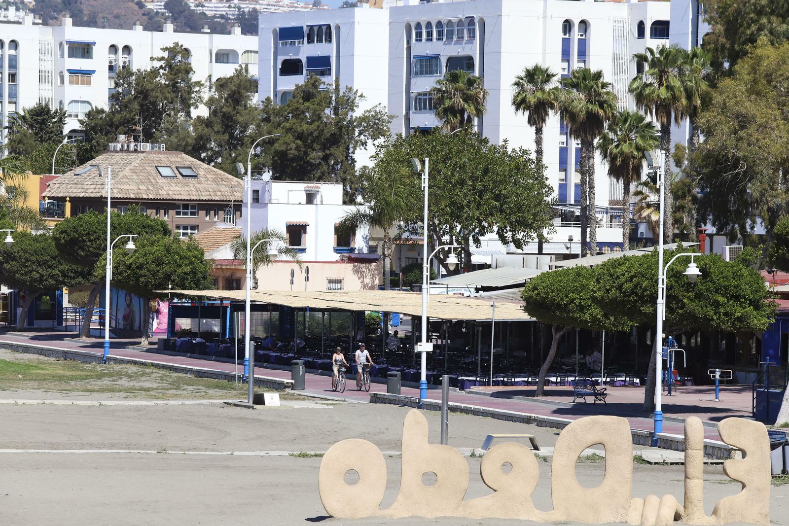 Una vista de la barriada malagueña de El Palo.