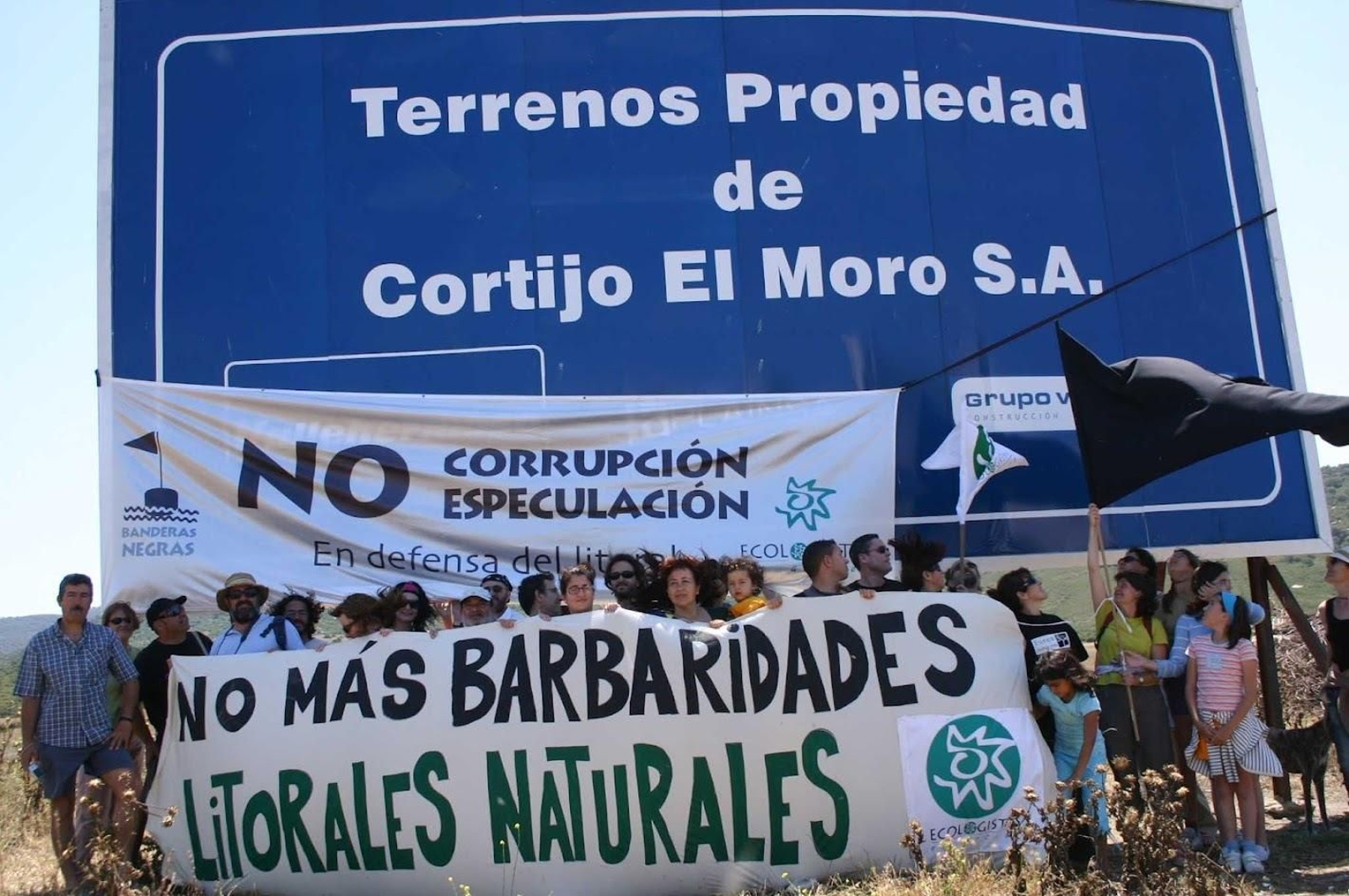 Acto contra la "especulación" en Atlanterra