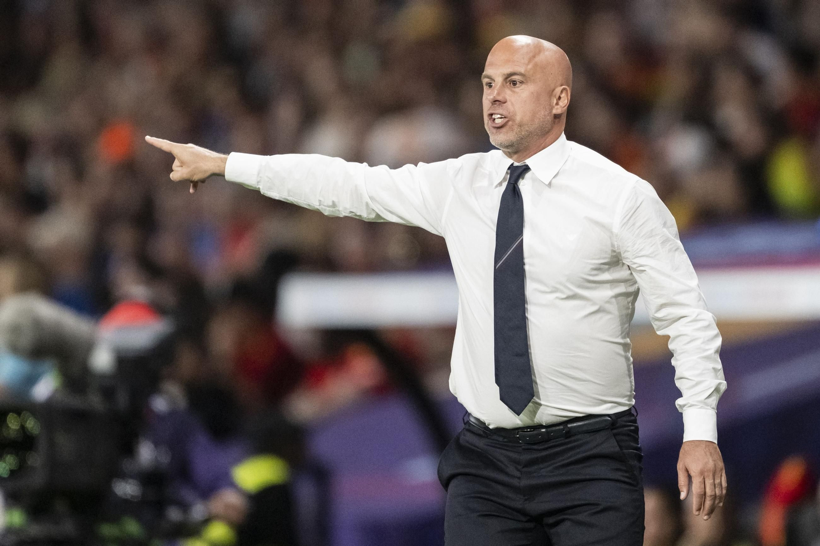 Las fotos del Italia - España de la Eurocopa femenina