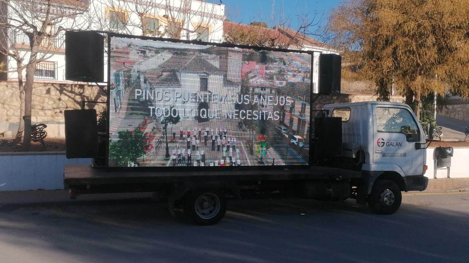 Camión publicitario