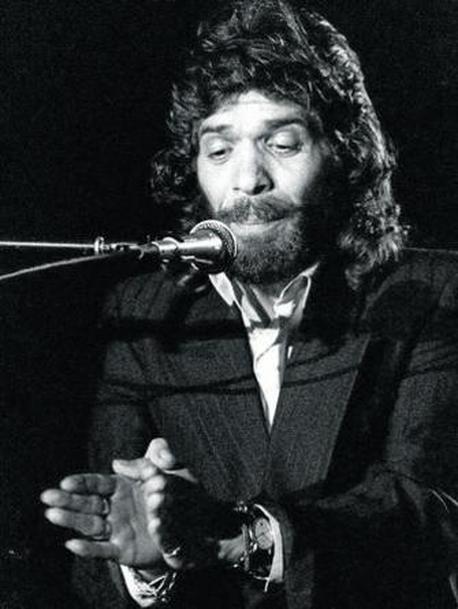 El cantaor de San Fernando en uno de sus últimos recitales.