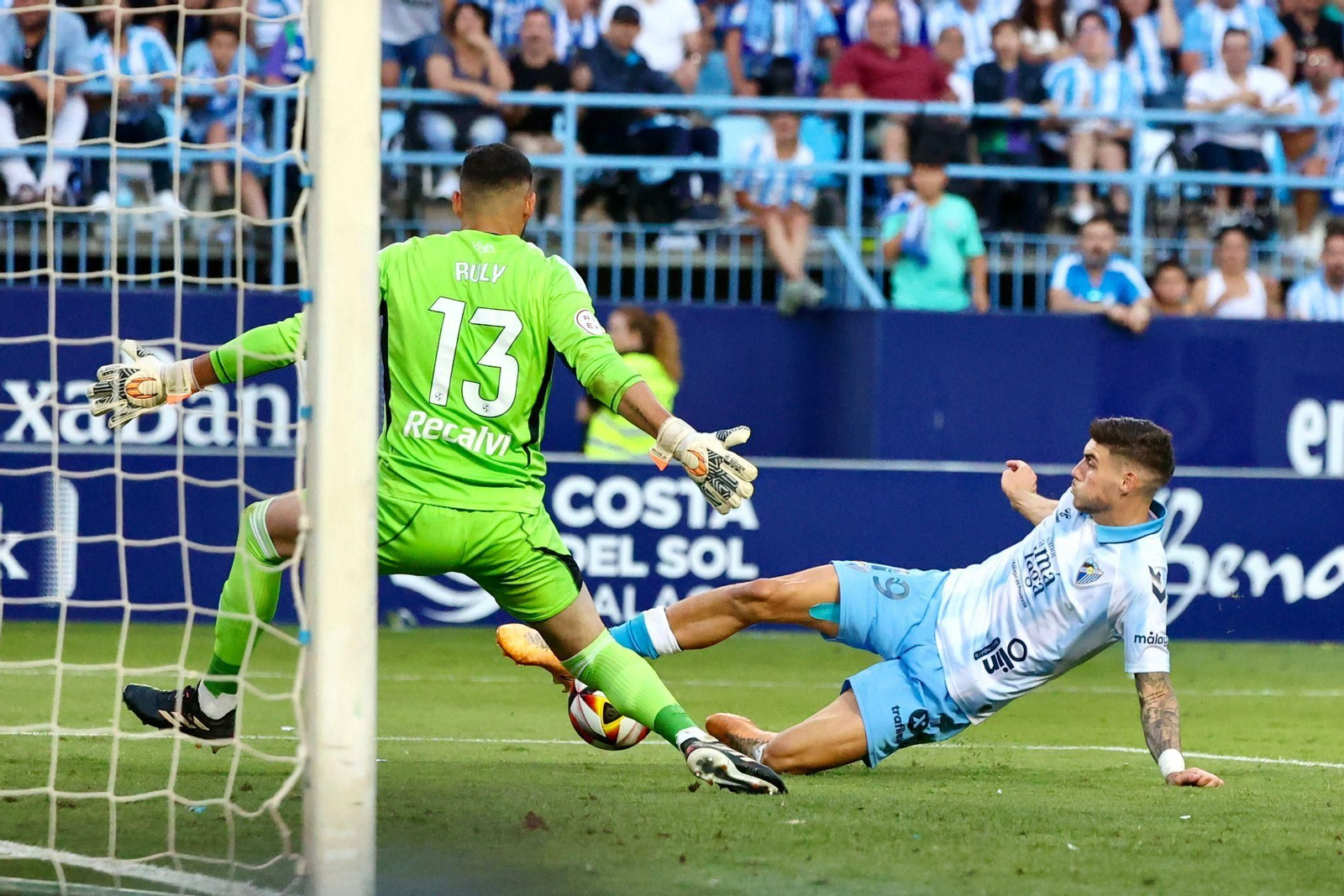 Así fue el gol de Roberto que dio al Málaga CF el pase a la final por el ascenso