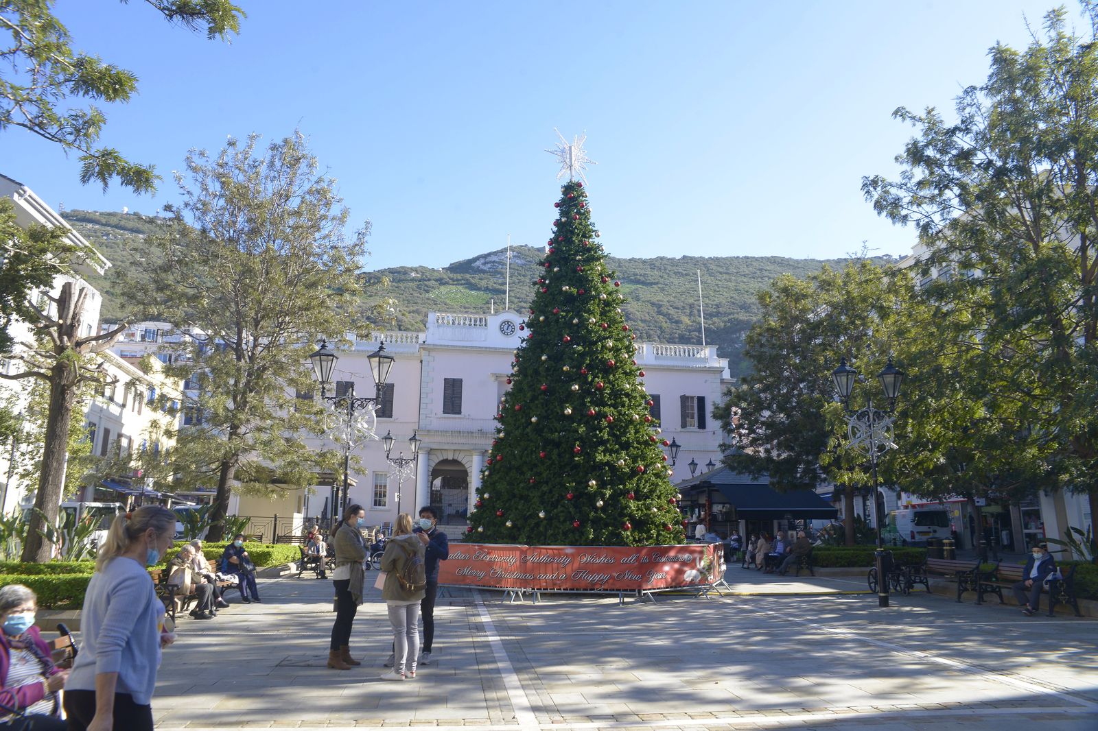 Fotos de Gibraltar en los días previos a la Navidad y el Brexit