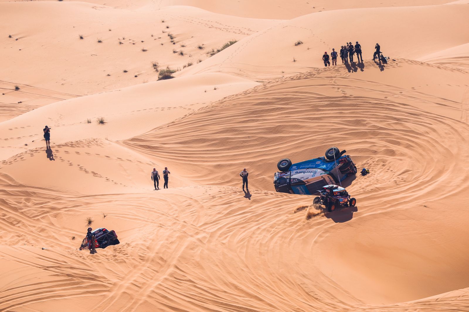 Las mejores fotos del Dakar por las dunas